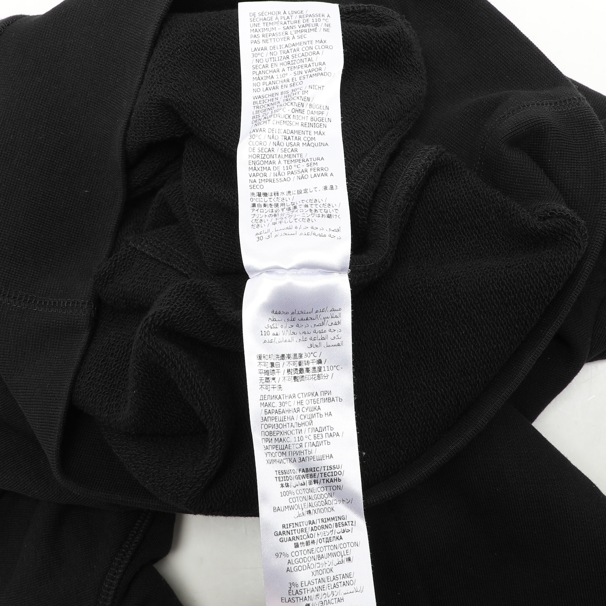 Alexander McQueen Black Jersey Logo Print Hoodie Sweatshirt S 