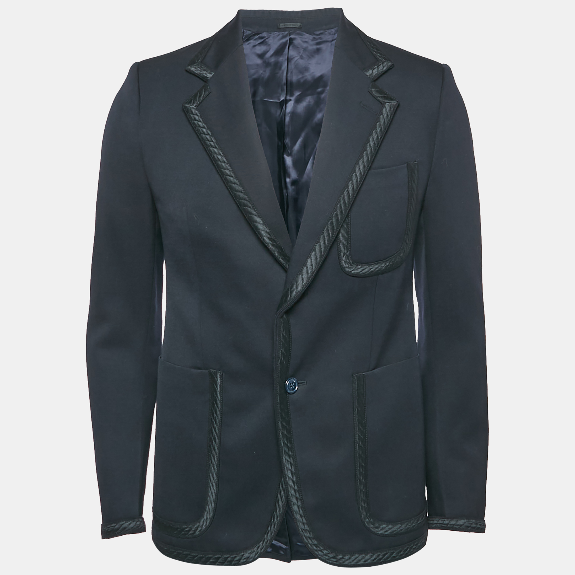 

Alexander McQueen Navy Blue Wool Single Breasted Blazer M