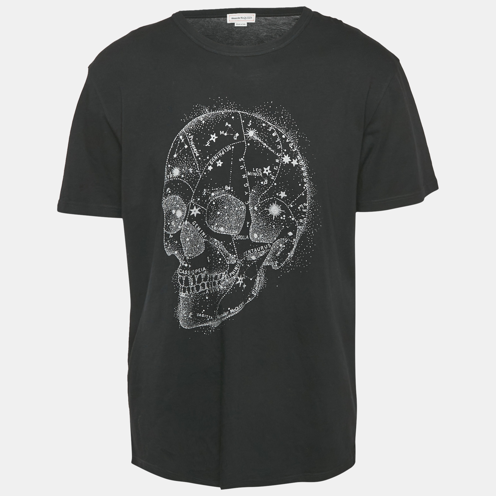 

Alexander McQueen Black Skull Print Jersey T-Shirt S