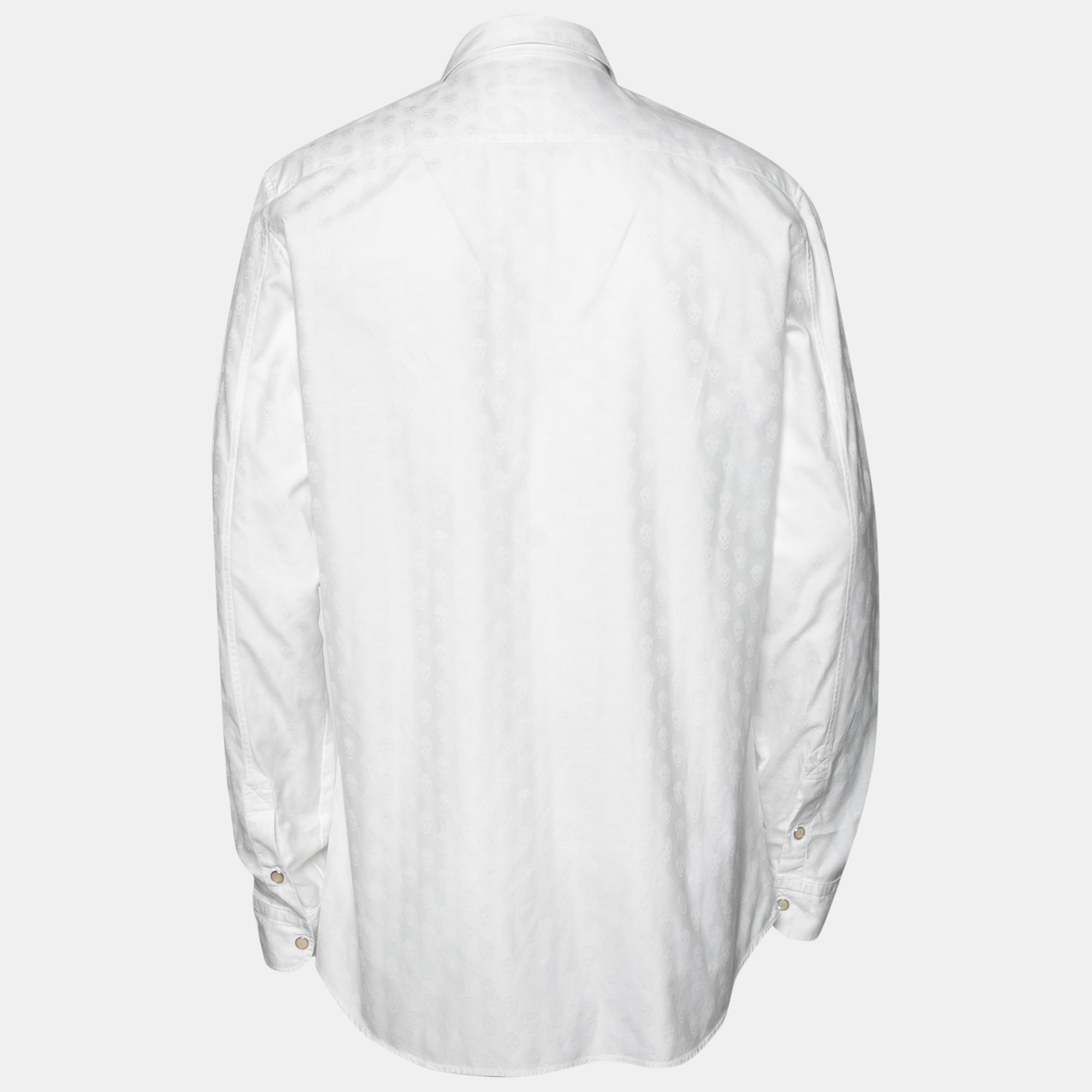 

Alexander McQueen White Allover Skull Shirt