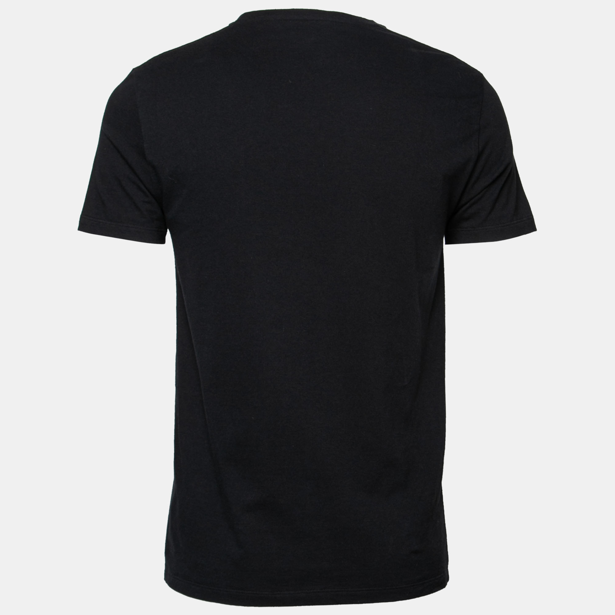 

Alexander McQueen Black Skull & Screws Print Cotton T-Shirt
