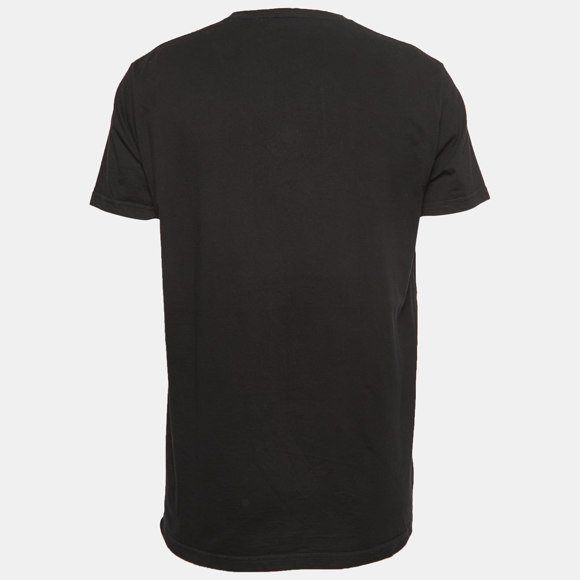 

Alexander McQueen Black Cotton Graffiti Logo T-Shirt