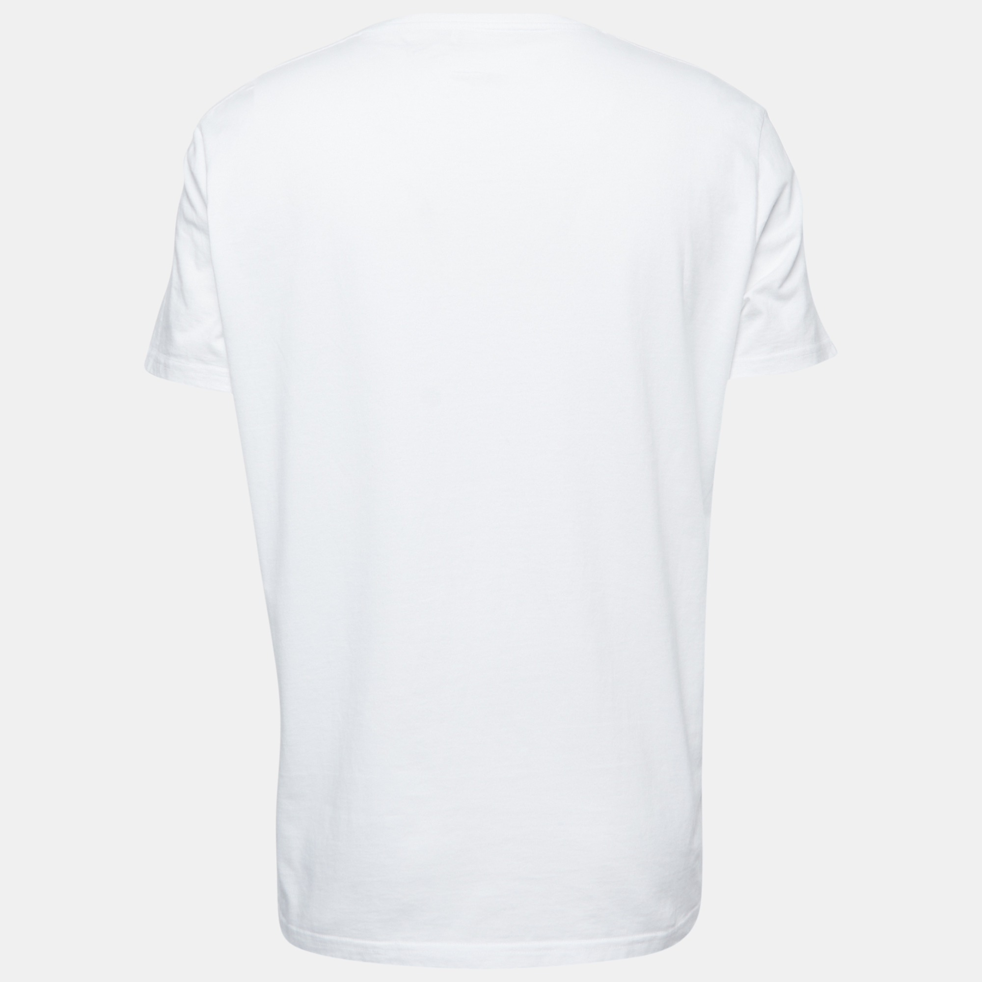 

Alexander McQueen White Cotton Graffiti Logo T-Shirt