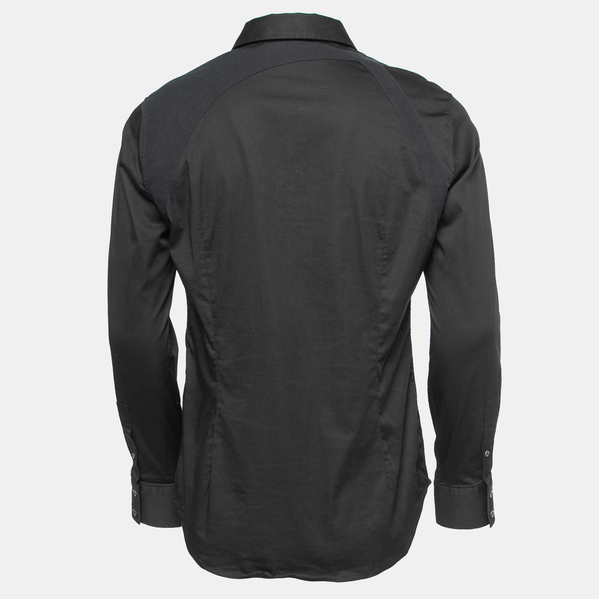 

Alexander McQueen Black Cotton Full Sleeve Shirt