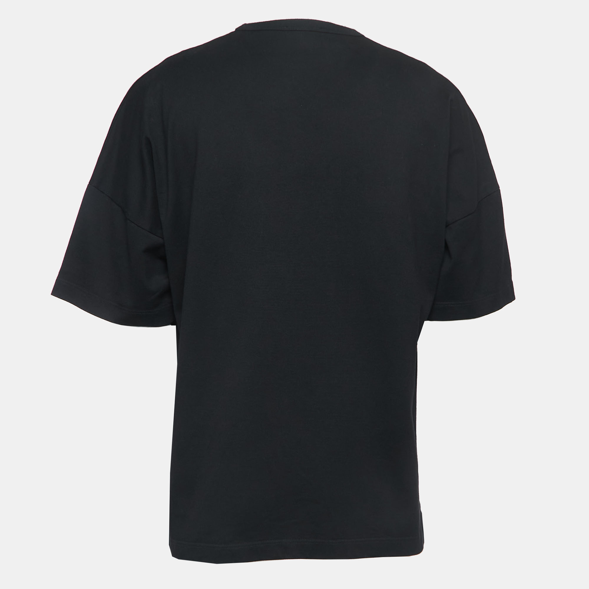 

Alexander McQueen Black Skull & Screws Print Cotton T-Shirt