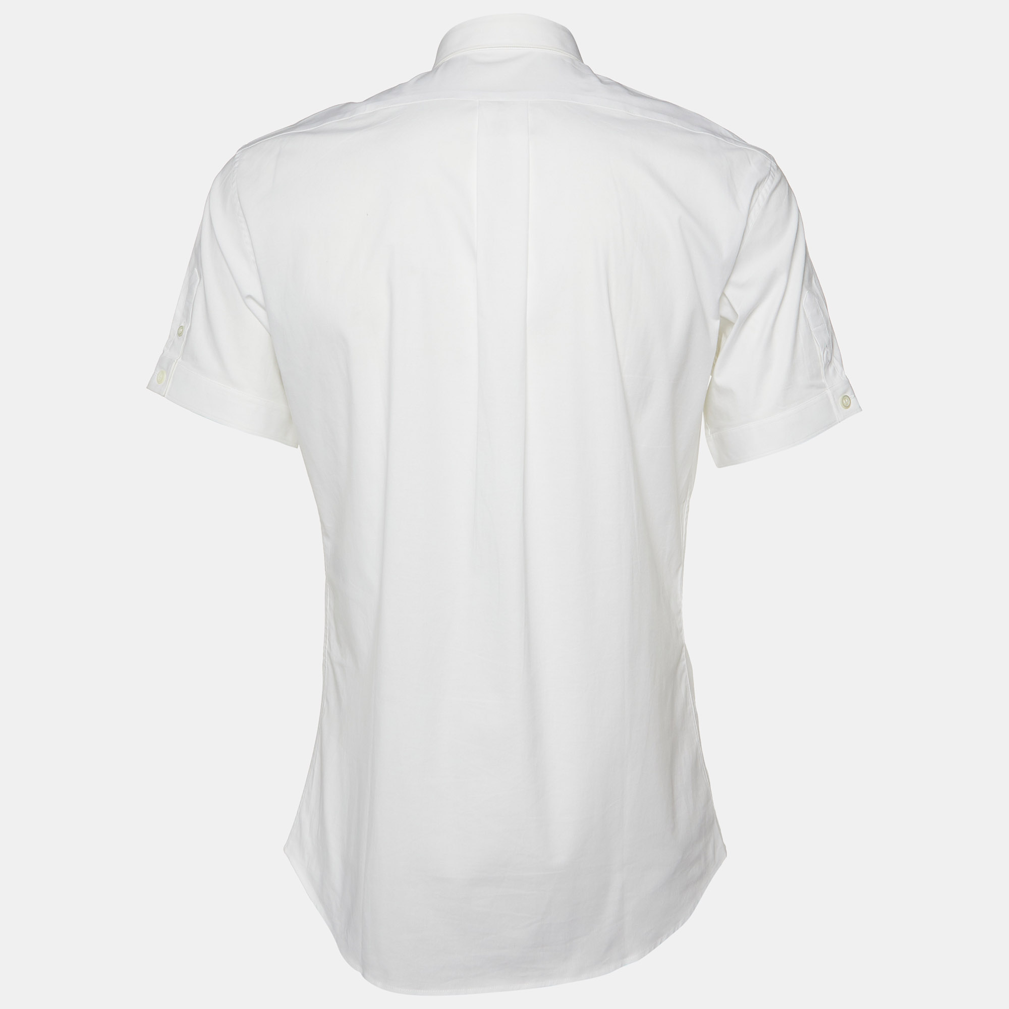 

Alexander McQueen White Cotton Short Sleeve Shirt