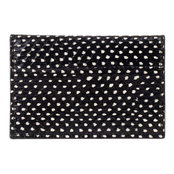 مملوكة مسبقًا Alexander McQueen Snakeskin Pocket Organiser