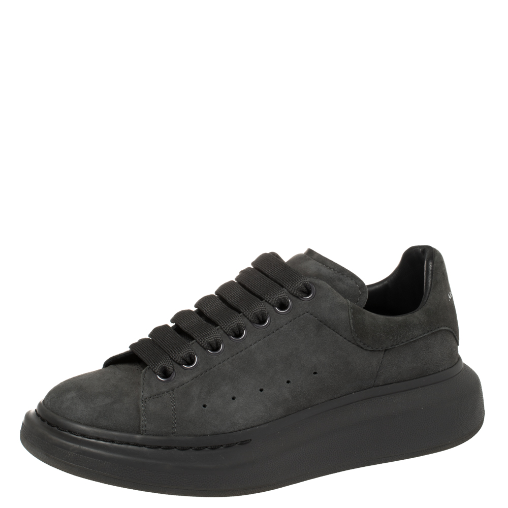 suede mcqueens grey