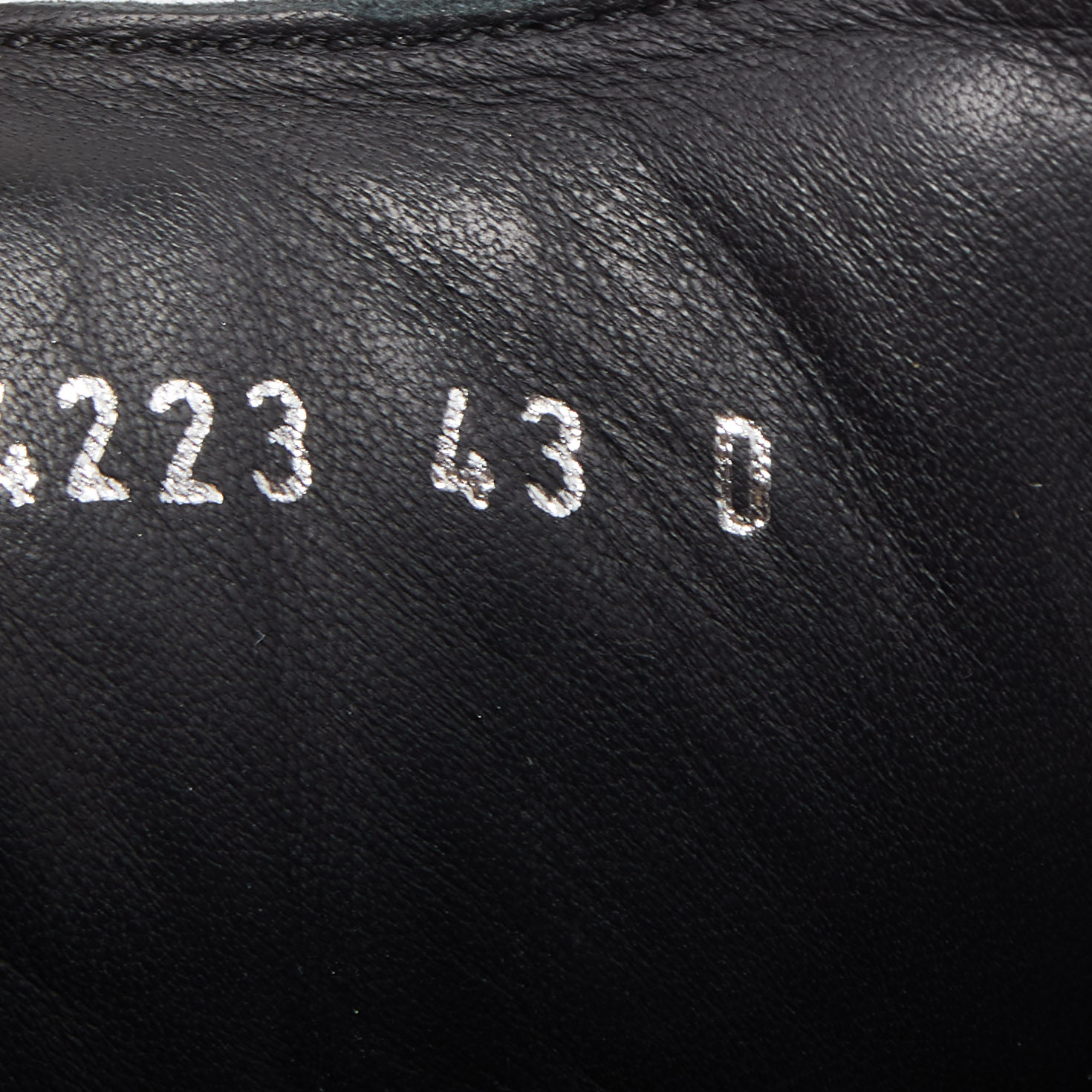 Alexander McQueen Black Crystal Embellished Leather Oversized Sneakers Size  43 Alexander McQueen