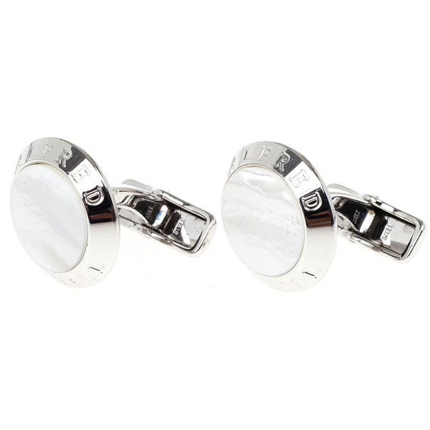 dunhill mother of pearl cufflinks