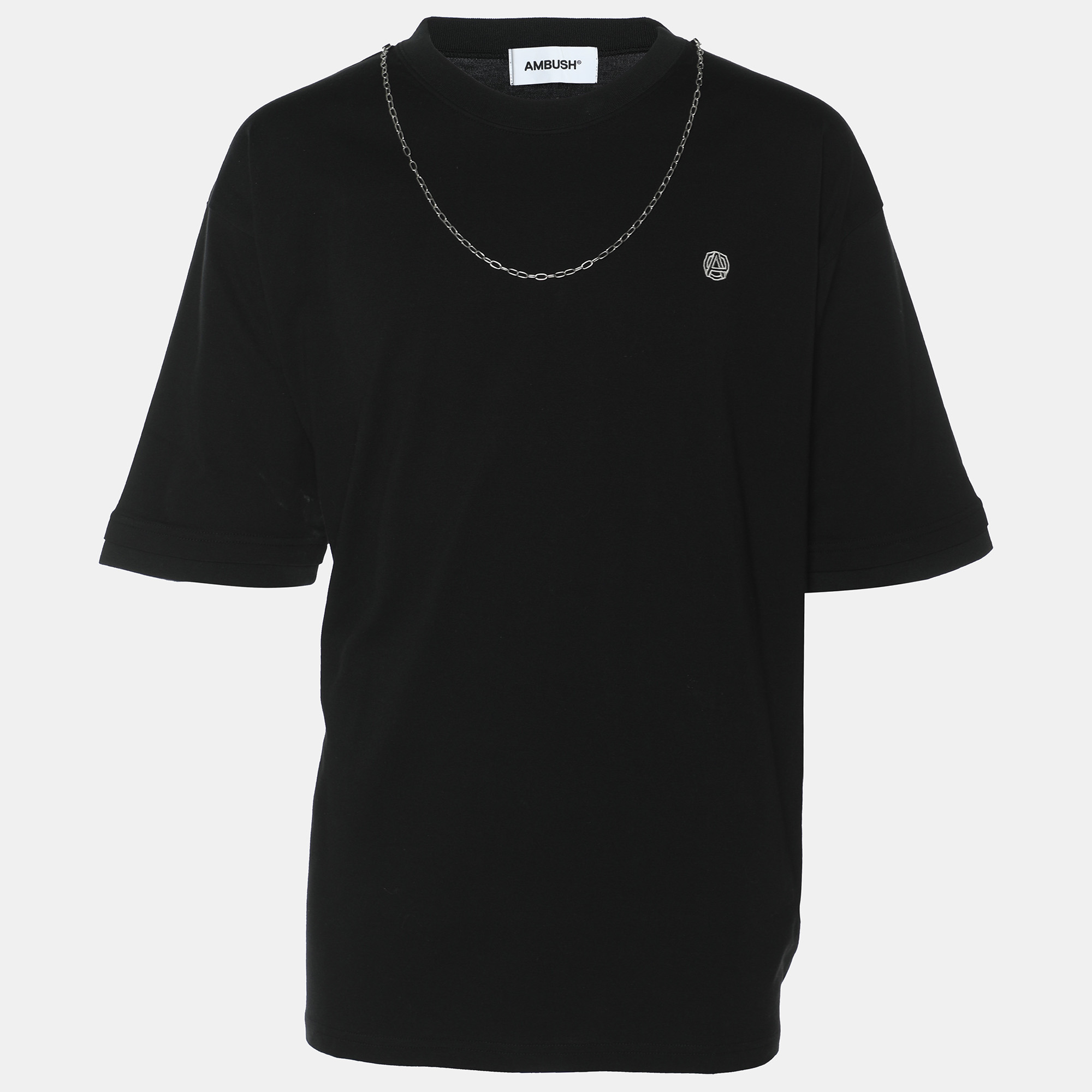 

Ambush Black Jersey Logo Emroidered T-Shirt L