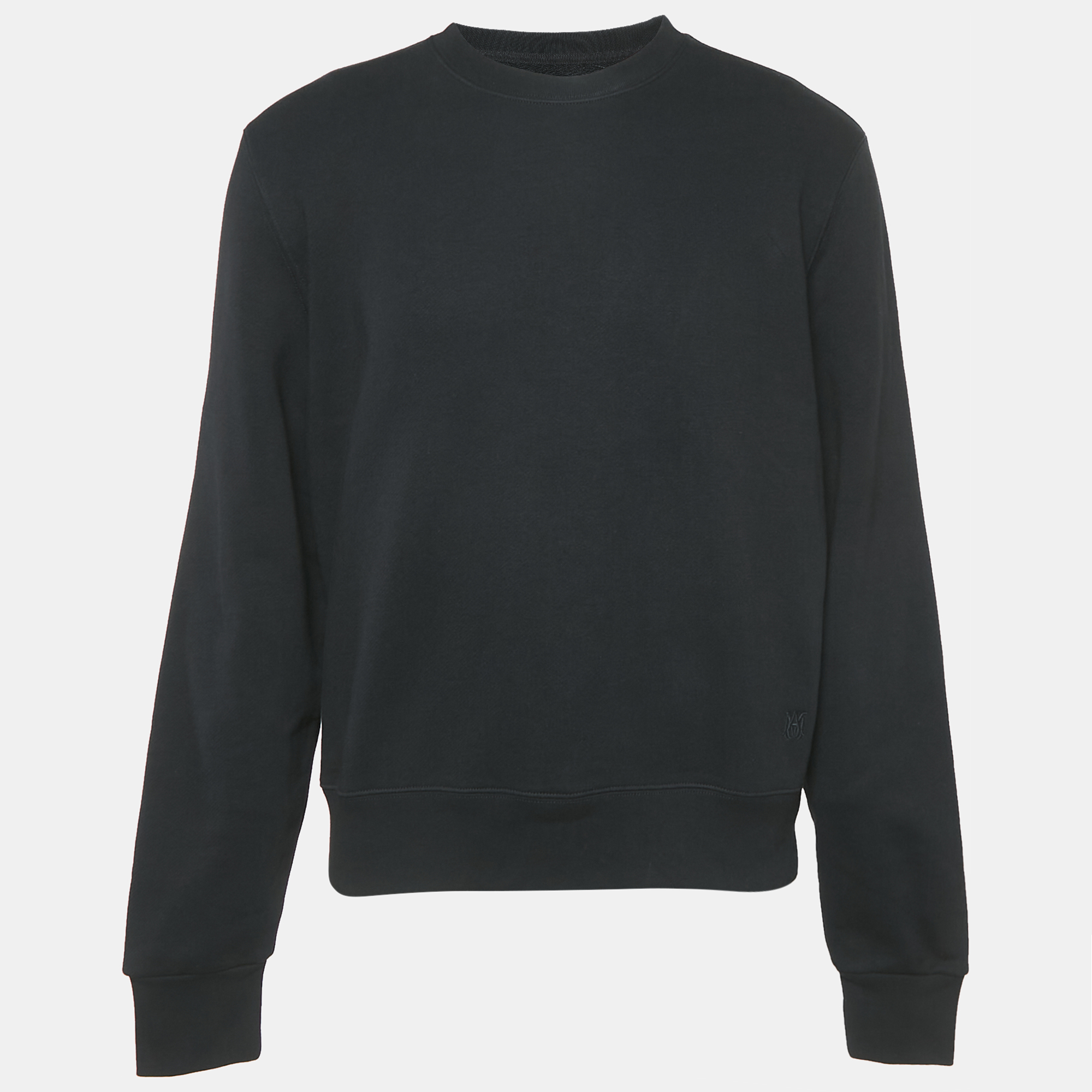 

Amiri Black Cotton Knit Round Neck Sweatshirt M