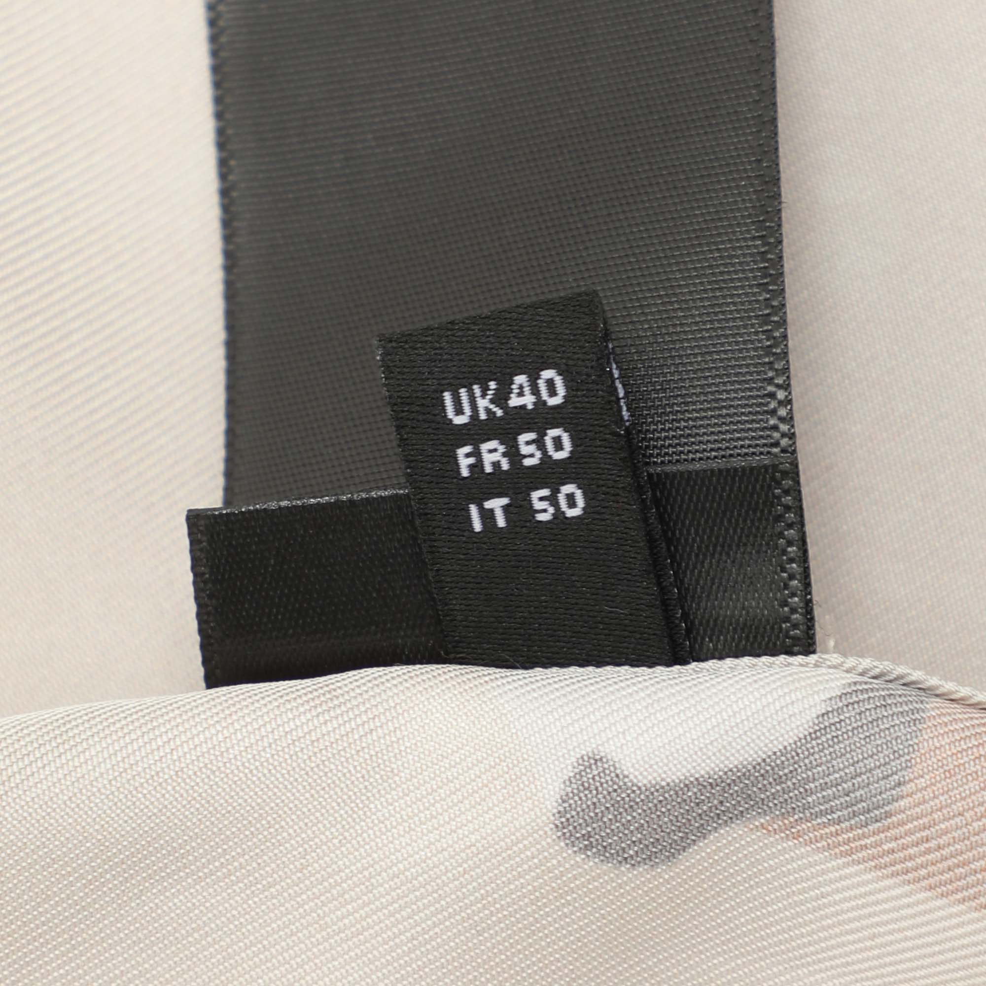 Amiri Multicolor Camouflage Print Silk Twill Shirt L 