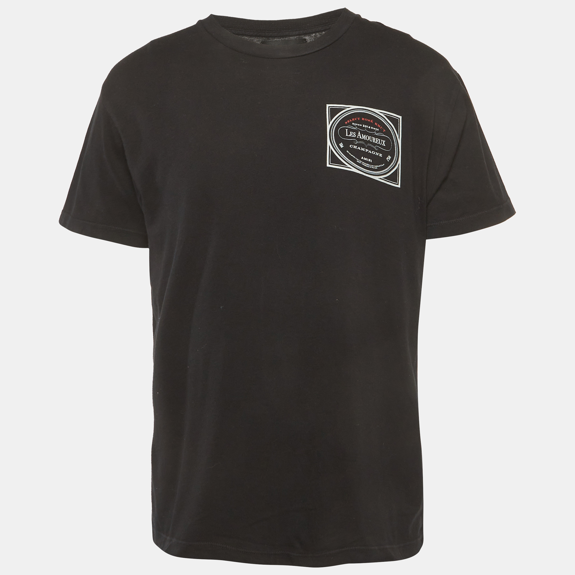 

Amiri Black Printed Jersey T-Shirt XS