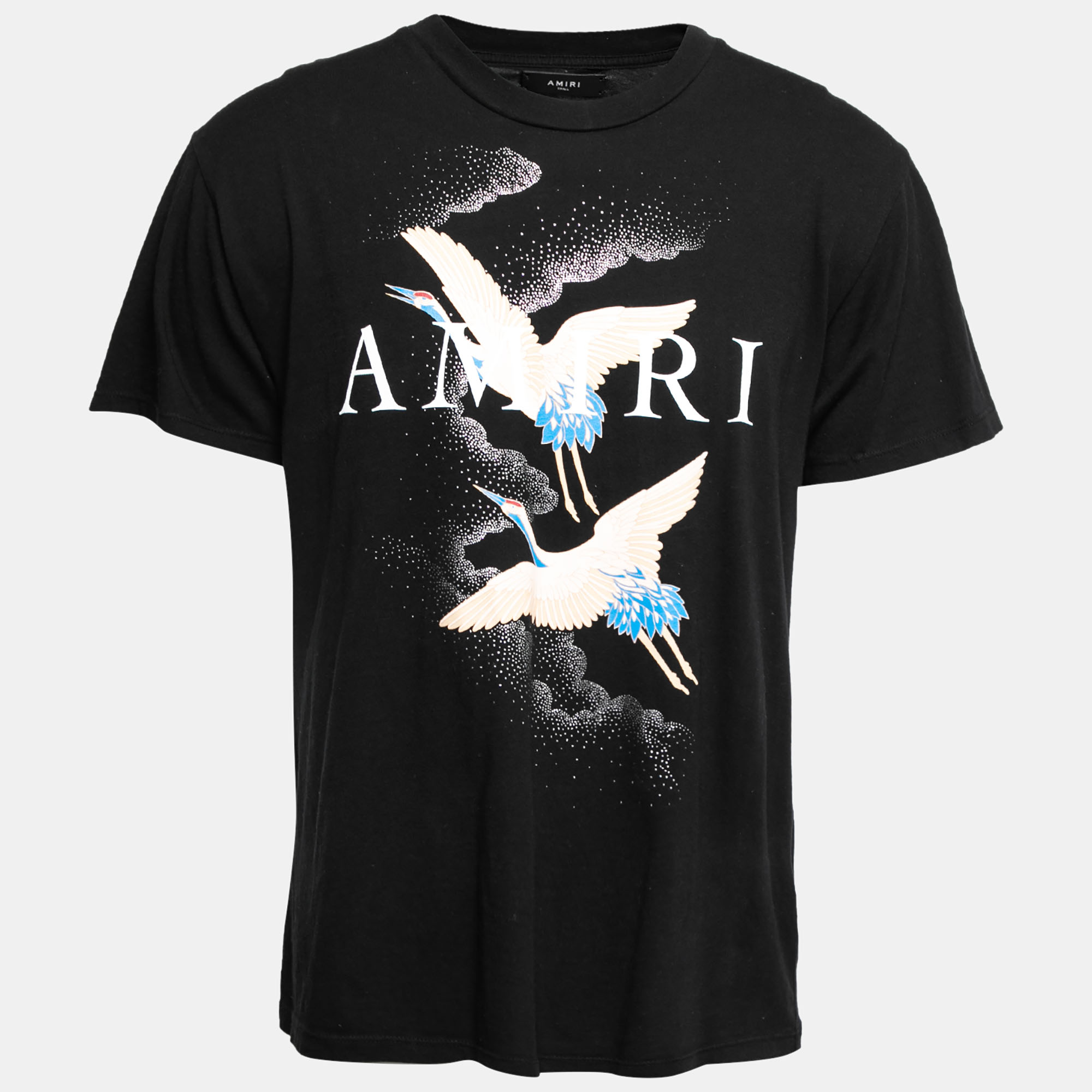 

Amiri Black Printed Jersey T-Shirt M