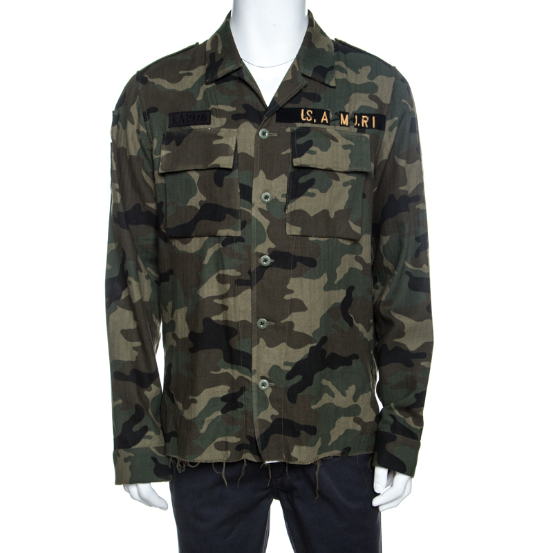 Amiri camo shirt Clearance