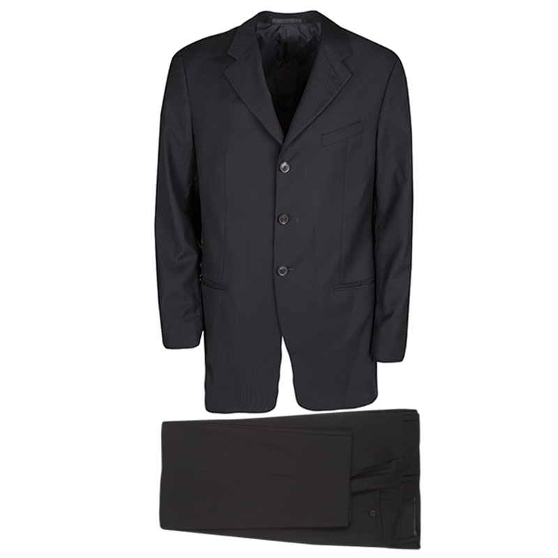 armani collezioni black suit