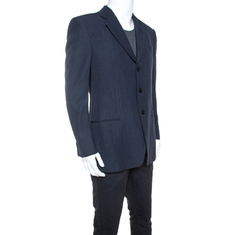 

Armani Collezioni Dark Grey Wool Blend Blazer