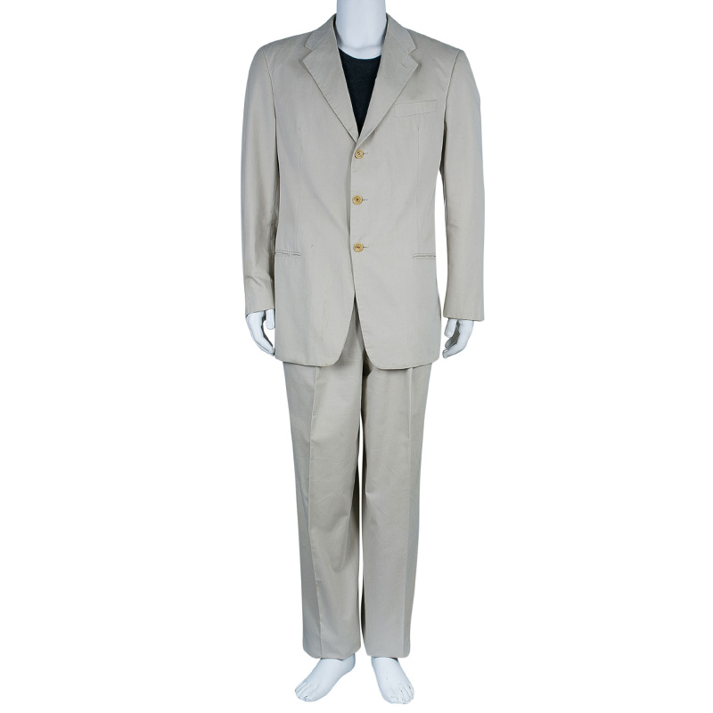 

Armani Collezioni Men's Beige Suit
