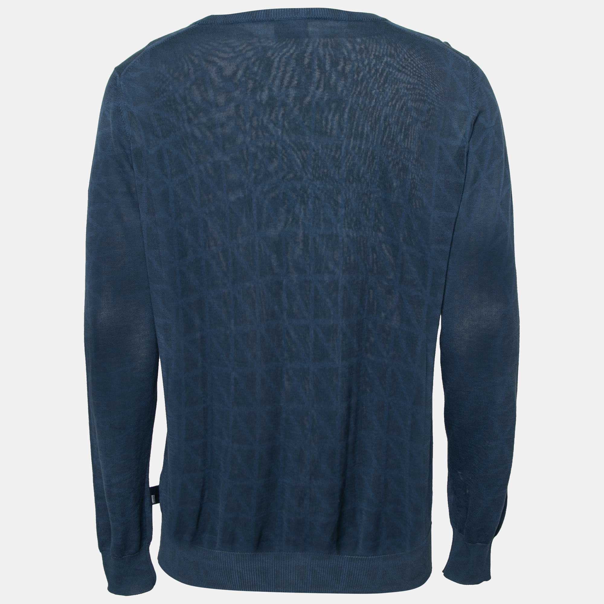 

Armani Collezioni Blue Knit Crew Neck Long Sleeve Sweater