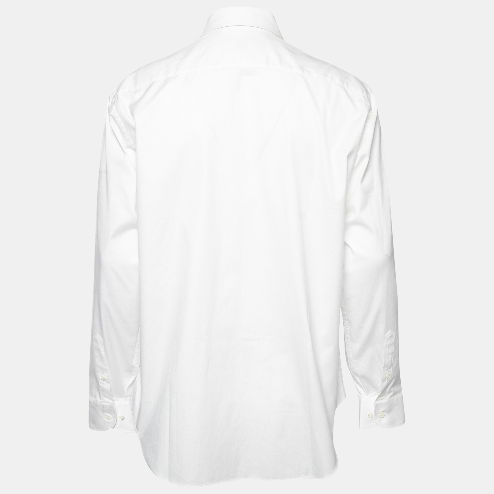 

Armani Collezioni White Cotton Button Front Shirt 2XL