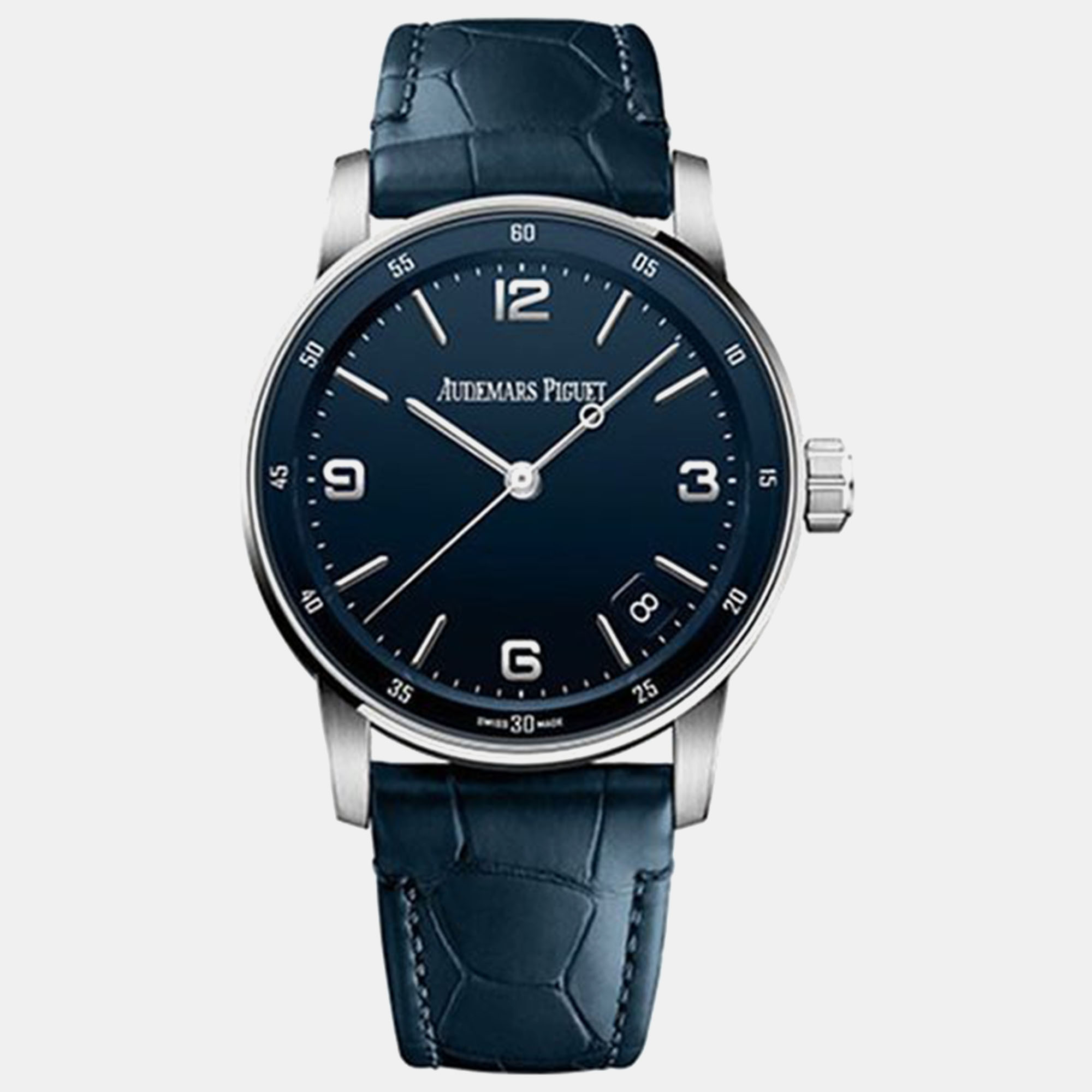 

Audemars Piguet Code 11.59 15210Bc.Oo.A321Cr.01 Automatic Blue 18k White Gold Men's Wristwatch 41 mm