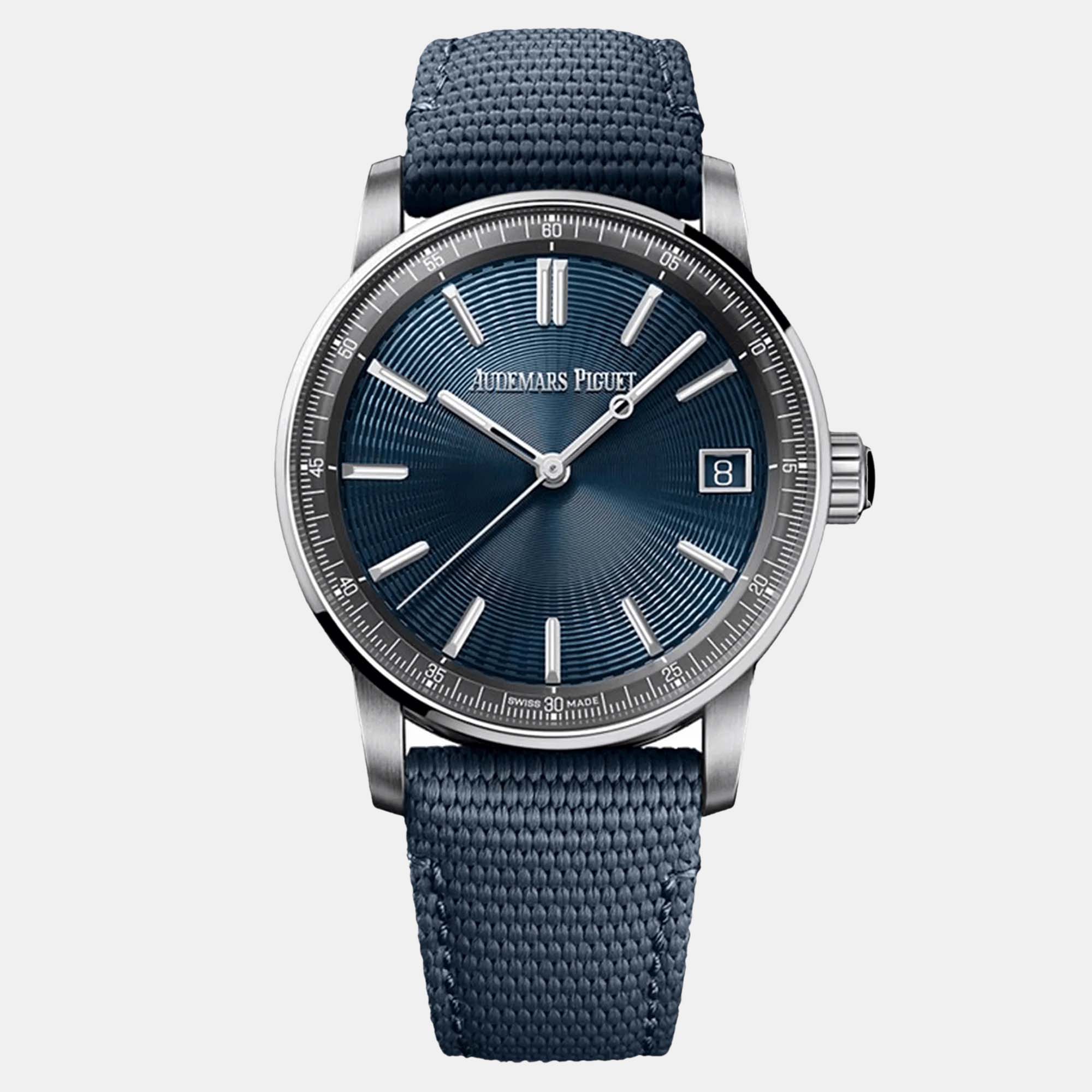 

Audemars Piguet Code 11.59 15210ST Automatic Blue Stainless Steel Men’s Wristwatch 41 mm