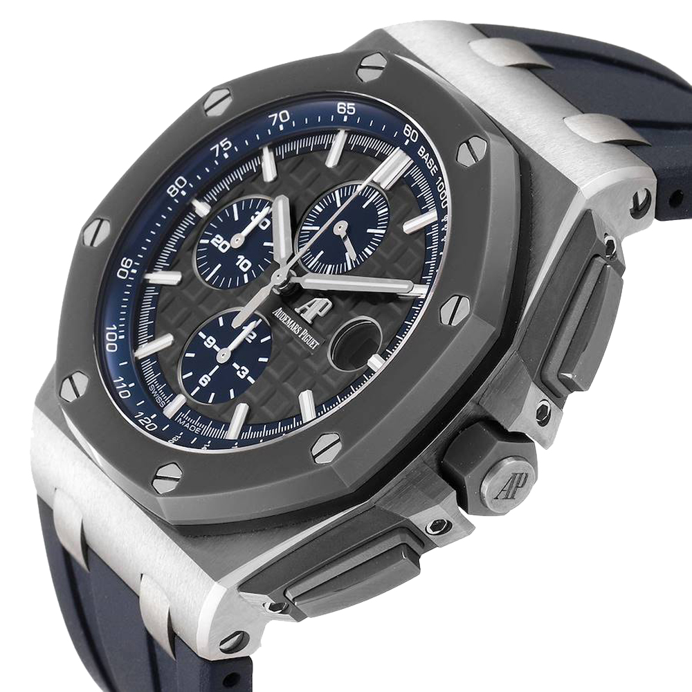 

Audemars Piguet Grey Titanium Royal Oak Offshore 26400IO Men's Wristwatch 44 MM