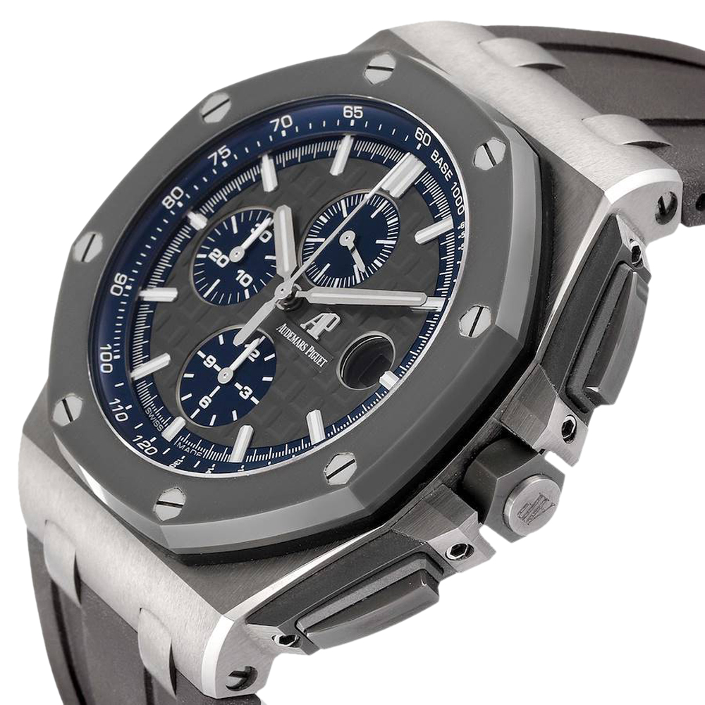 

Audemars Piguet Grey Titanium Royal Oak Offshore 26400IO Men's Wristwatch