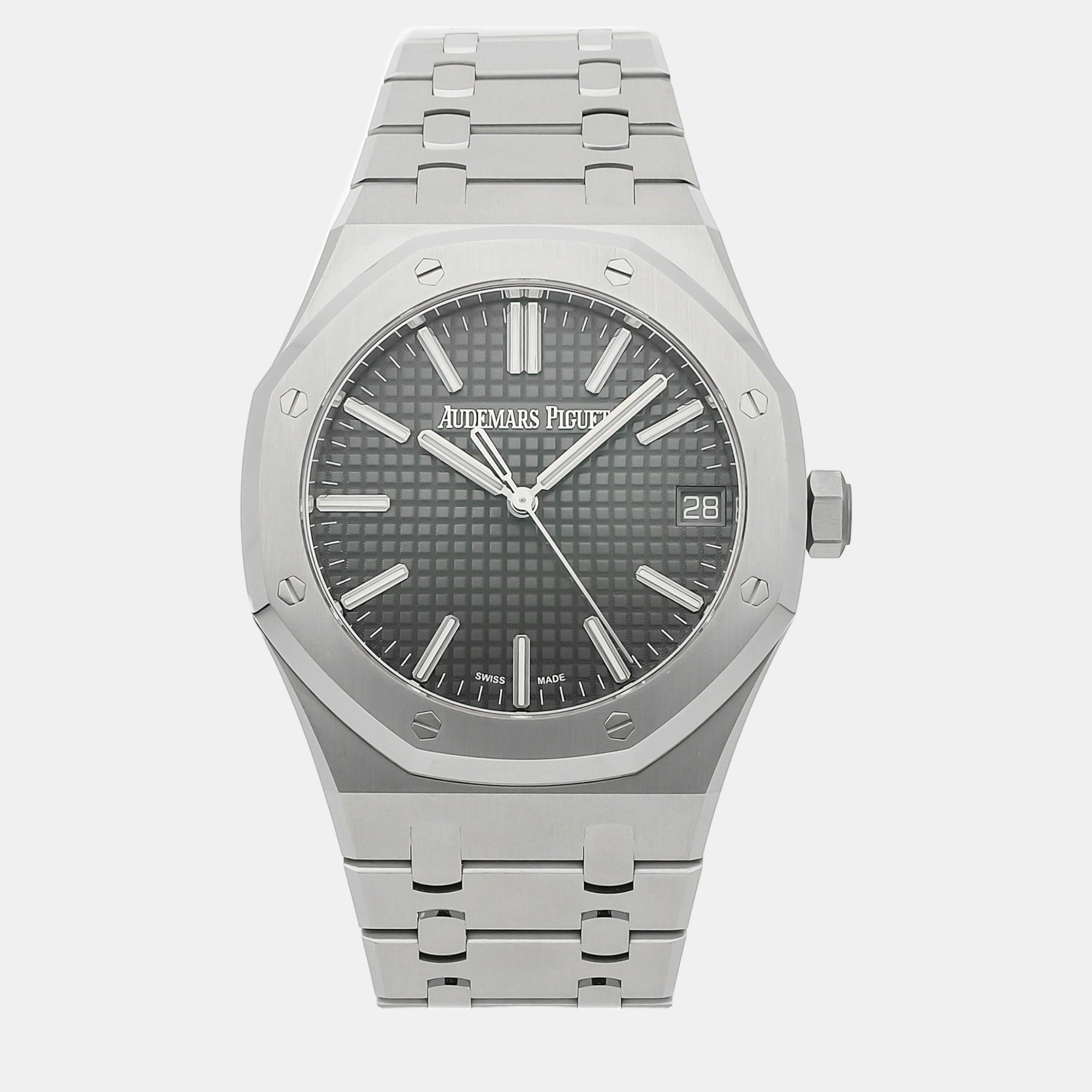 

Audemars Piguet Grey Stainless Steel Royal Oak 15510ST.OO.1320ST.10 Automatic Men's Wristwatch 41 mm