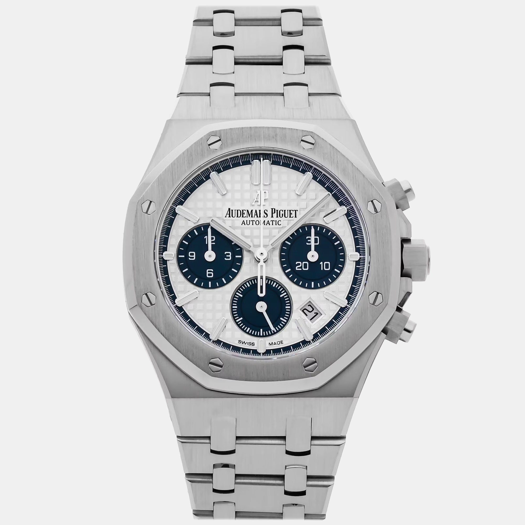 

Audemars Piguet Silver Stainless Steel Royal Oak 26315ST.OO.1256ST.01 Automatic Men's Wristwatch 38 mm