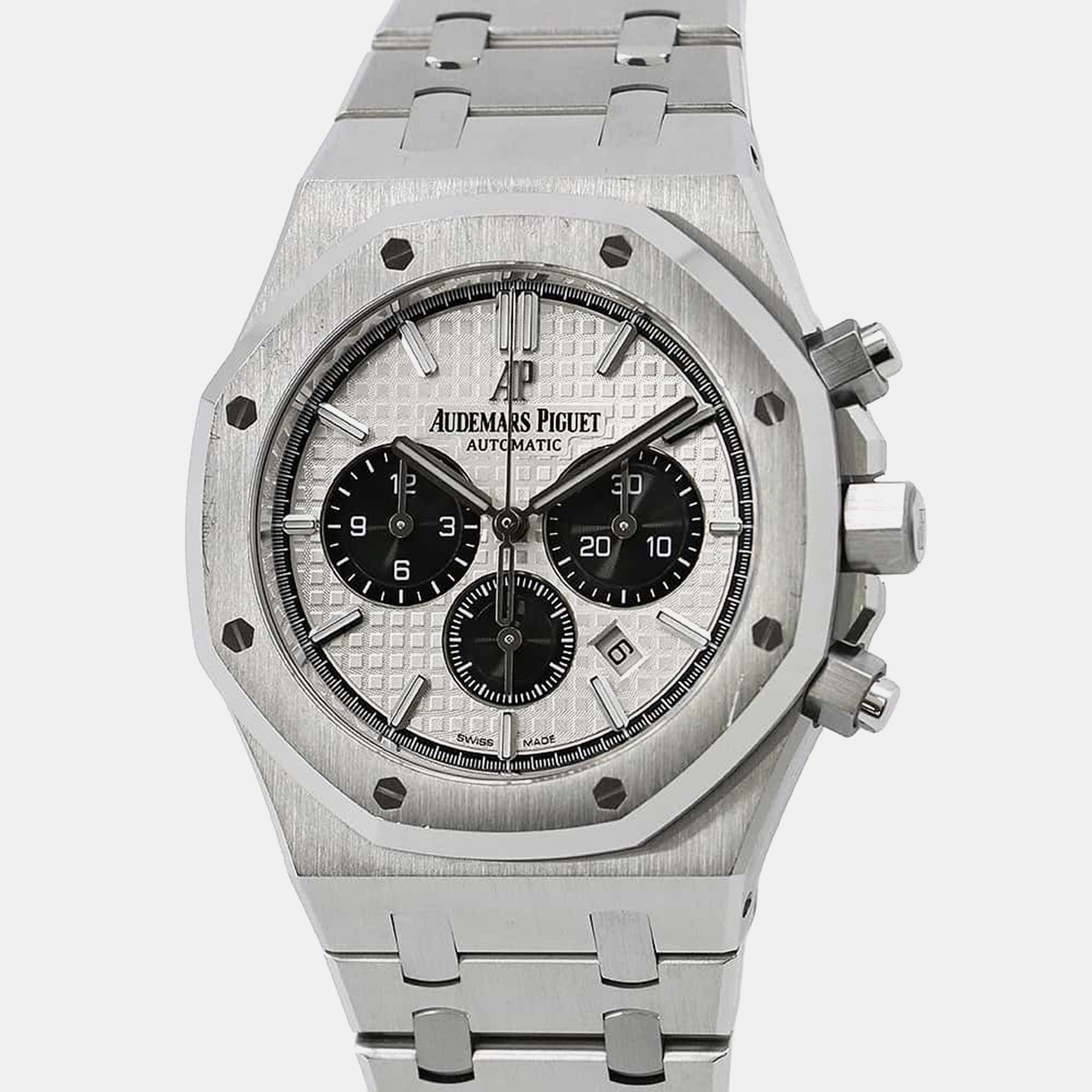 

Audemars Piguet Silver Stainless Steel Royal Oak 26331ST.OO.1220ST.03 Automatic Men's Wristwatch 41 mm