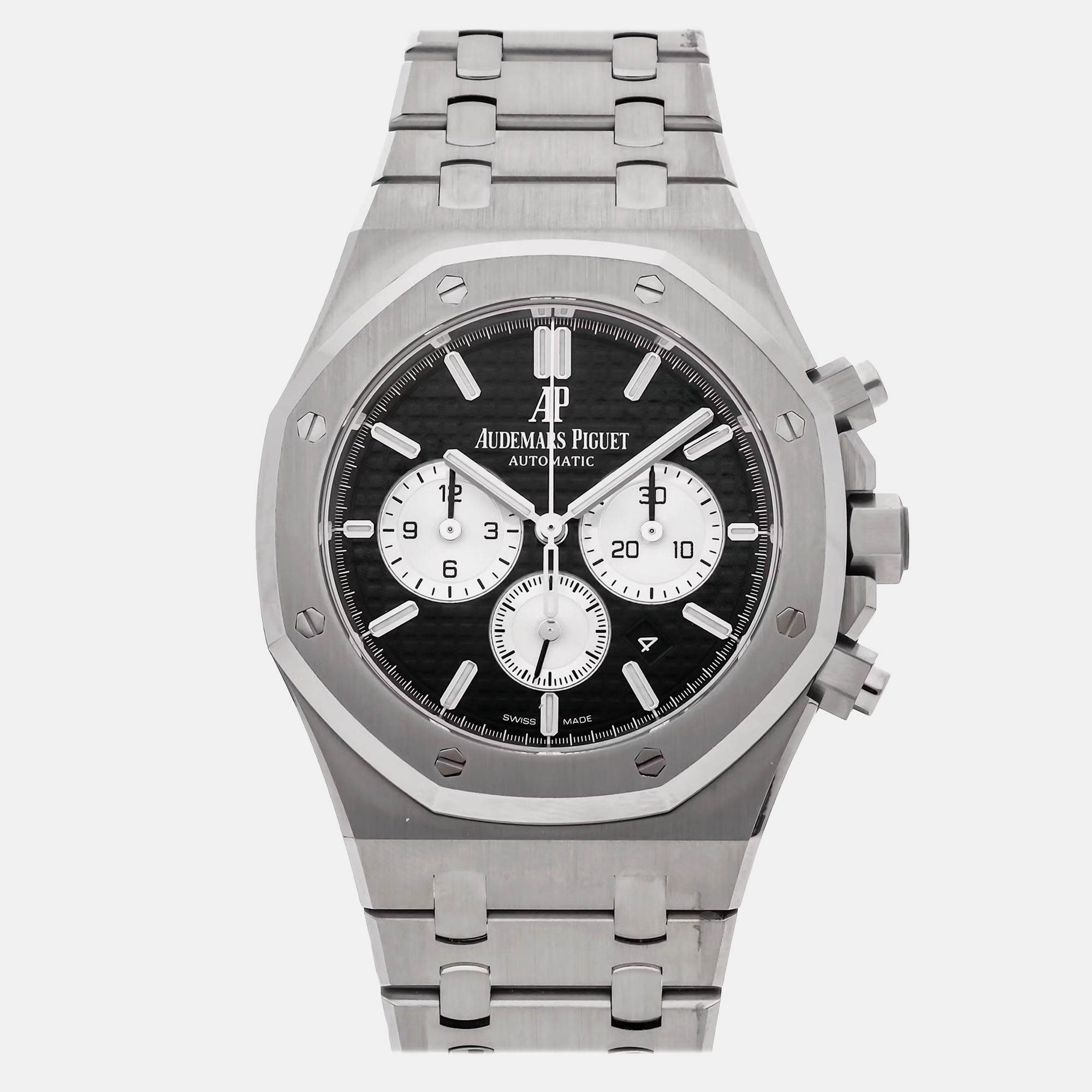 

Audemars Piguet Black Stainless Steel Royal Oak 26331ST.OO.1220ST.02 Automatic Men's Wristwatch 41 mm