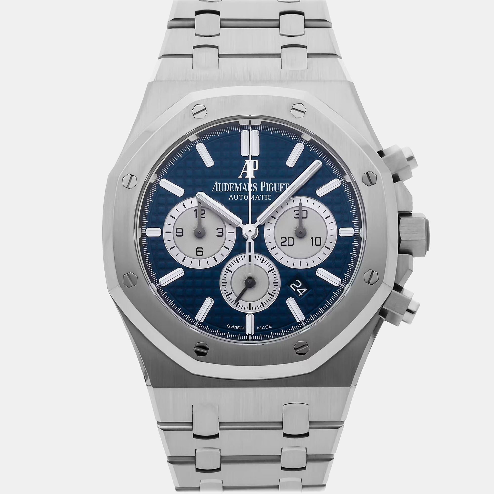 

Audemars Piguet Blue Stainless Steel Royal Oak 26331ST.OO.1220ST.01 Automatic Men's Wristwatch 41 mm