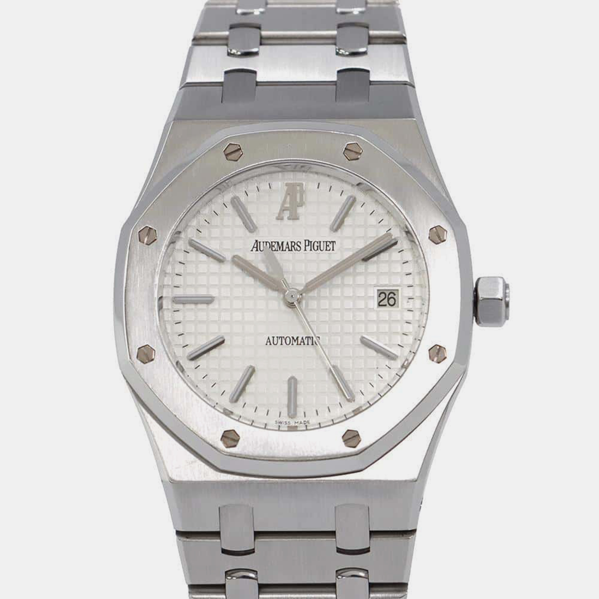 

Audemars Piguet Silver Stainless Steel Royal Oak 15300ST.OO.1220ST.01 Automatic Men's Wristwatch 39 mm