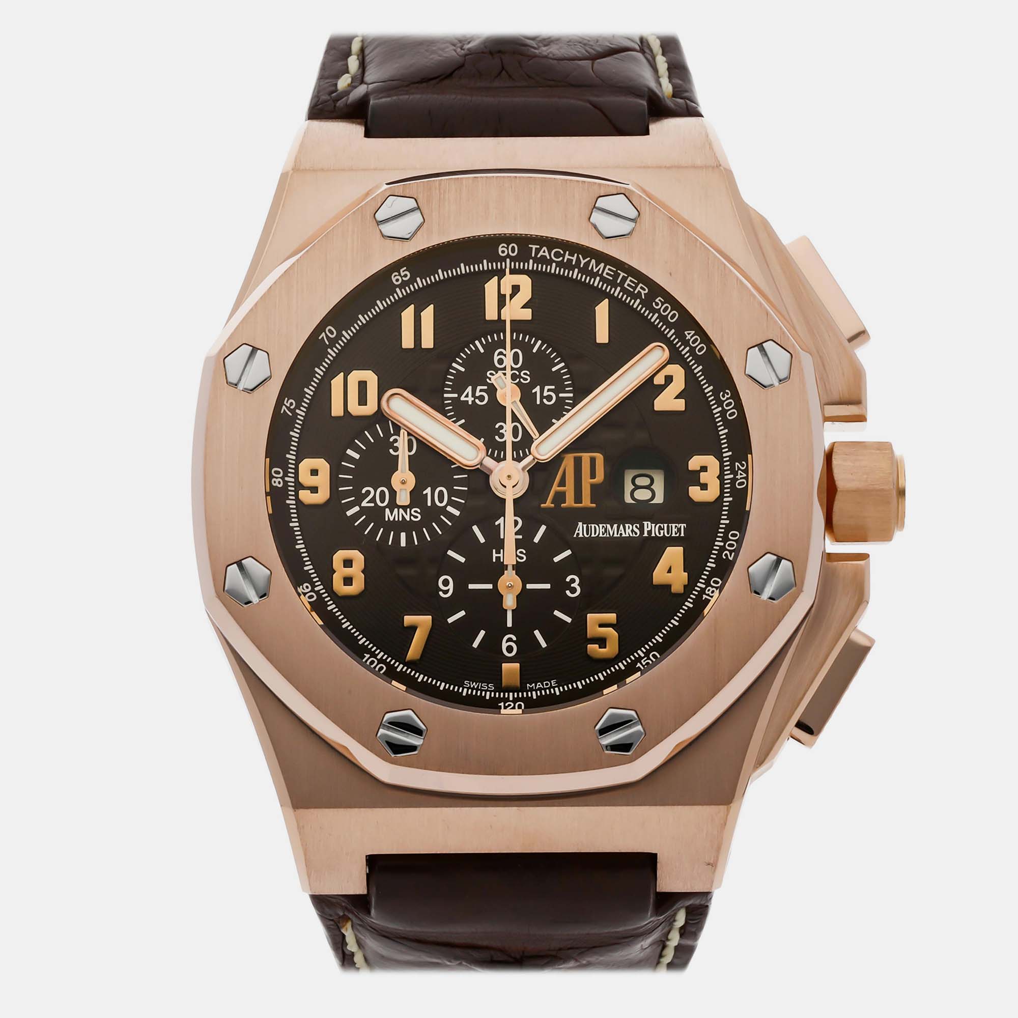 

Pre-Owned Audemars Piguet Royal Oak Offshore 26158OR.OO.A801CR.01 48 mm, Brown