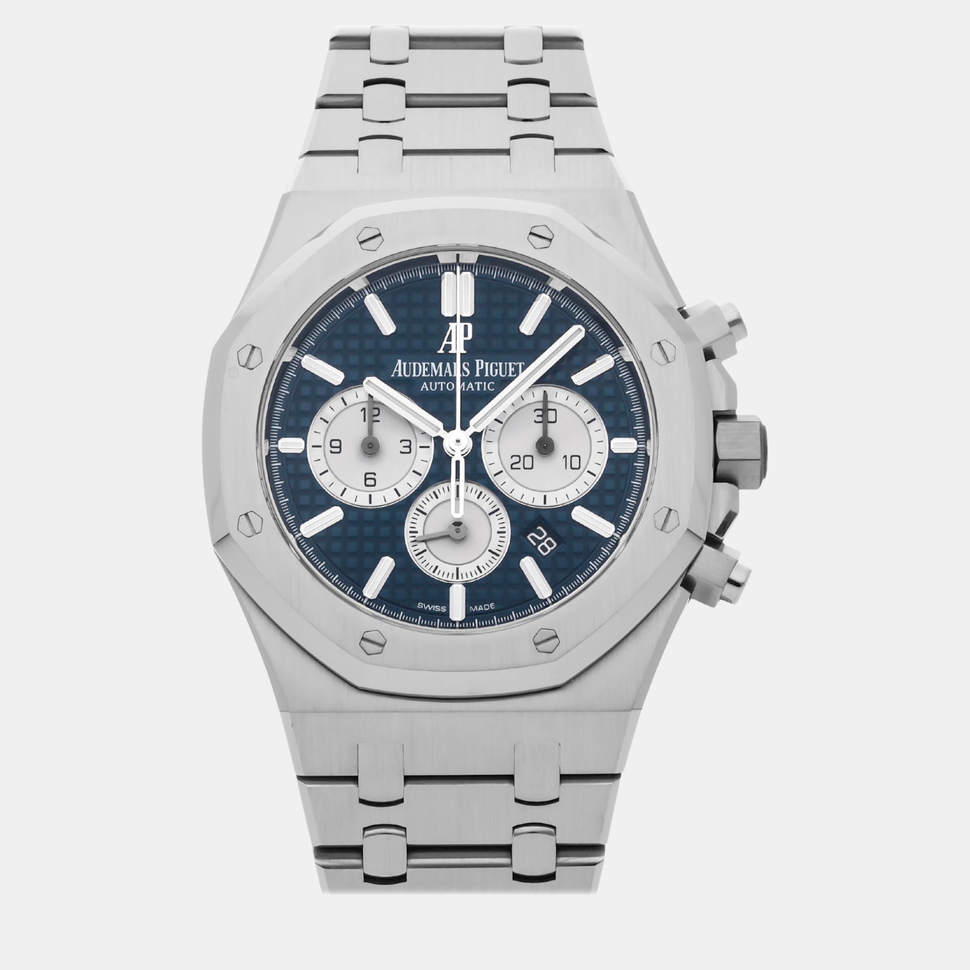 

Pre-Owned Audemars Piguet Royal Oak Chronograph 26331ST.OO.1220ST.01, Blue