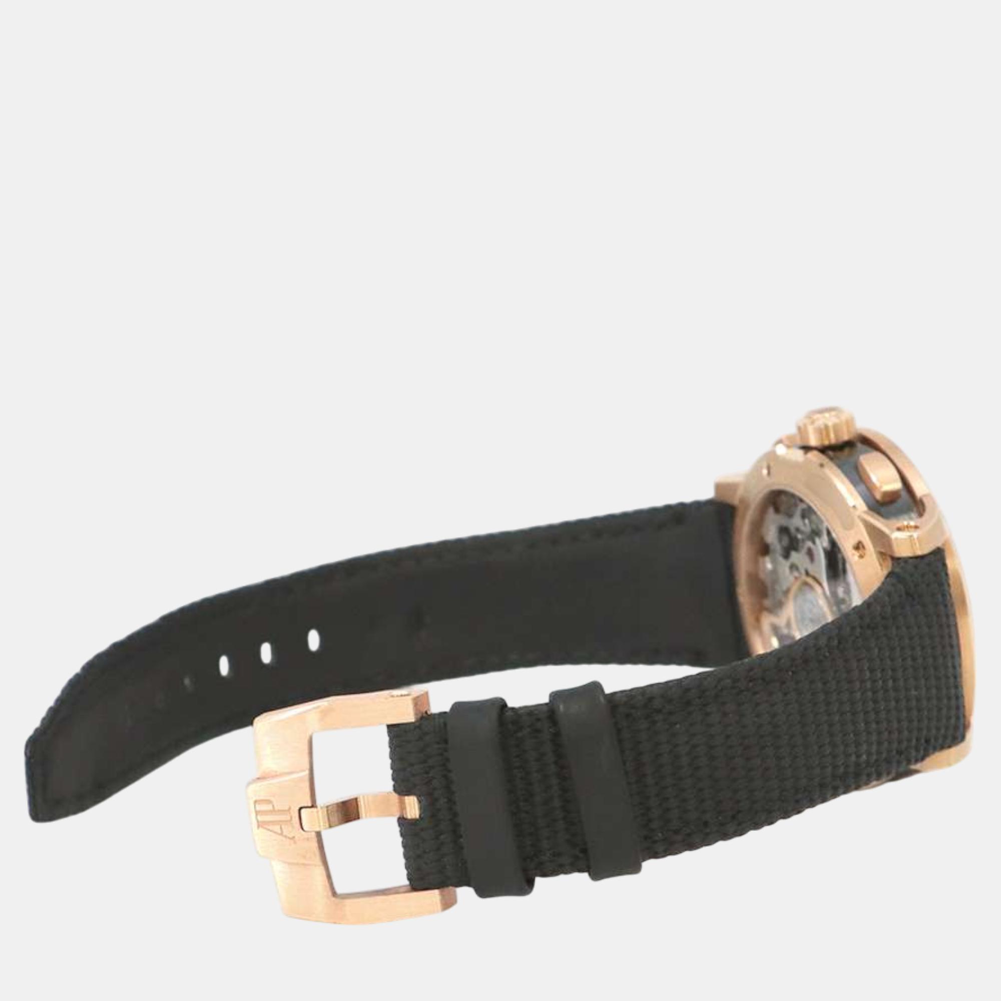 Audemars Piguet Grey 18k Rose Gold CODE11.59 26393NR.OO.A002KB.01 Automatic Men`s Wristwatch 41 mm 
