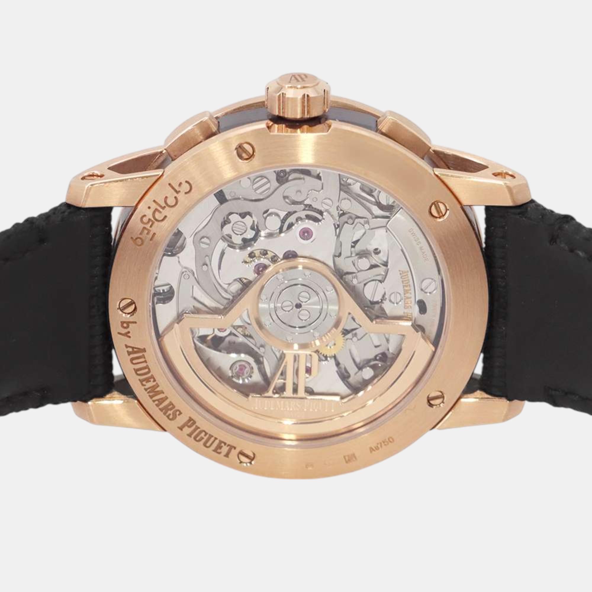 Audemars Piguet Grey 18k Rose Gold CODE11.59 26393NR.OO.A002KB.01 Automatic Men`s Wristwatch 41 mm 