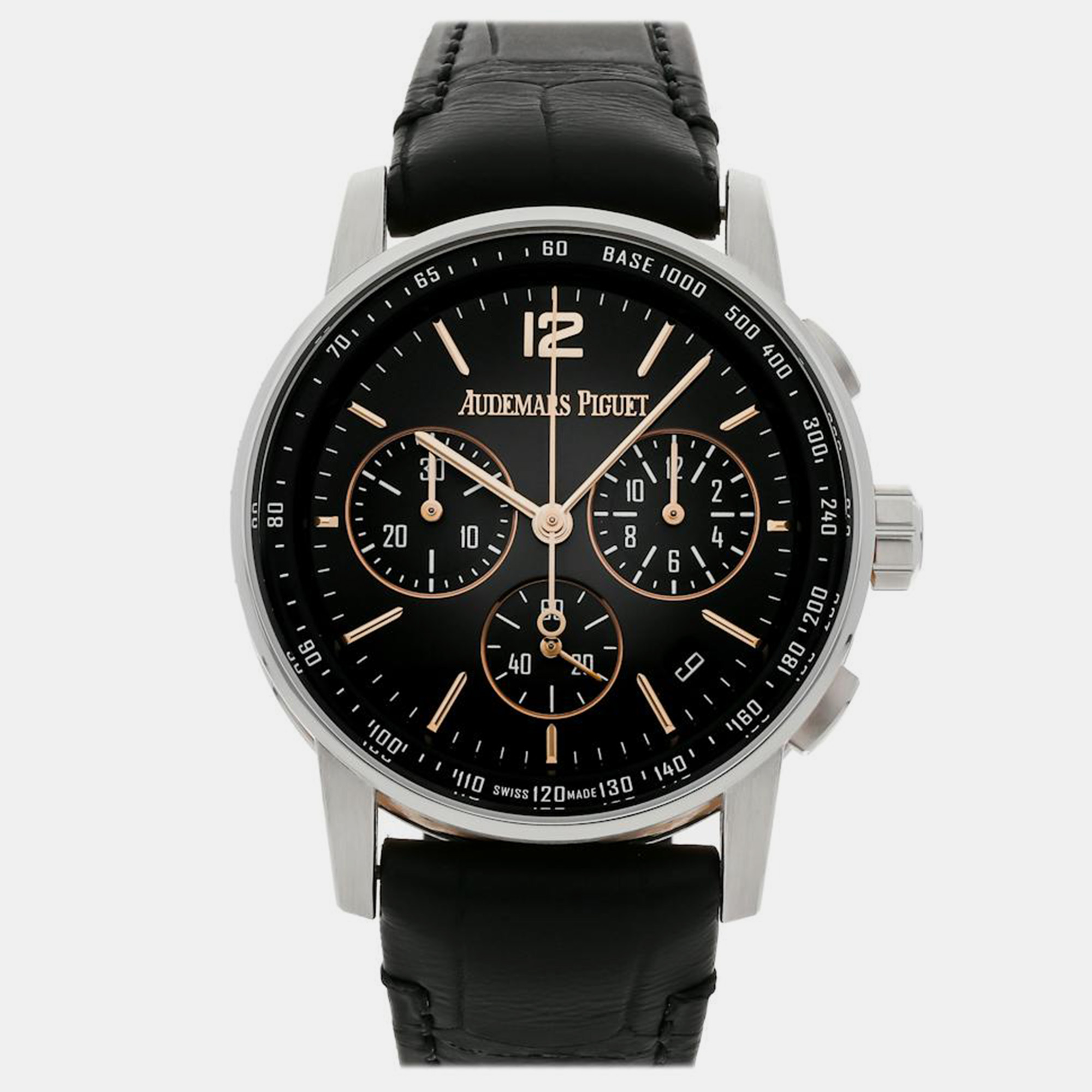 

Pre-Owned Audemars Piguet Code 11.59 Flyback Chronograph 26393CR.OO.A002CR.01, Black