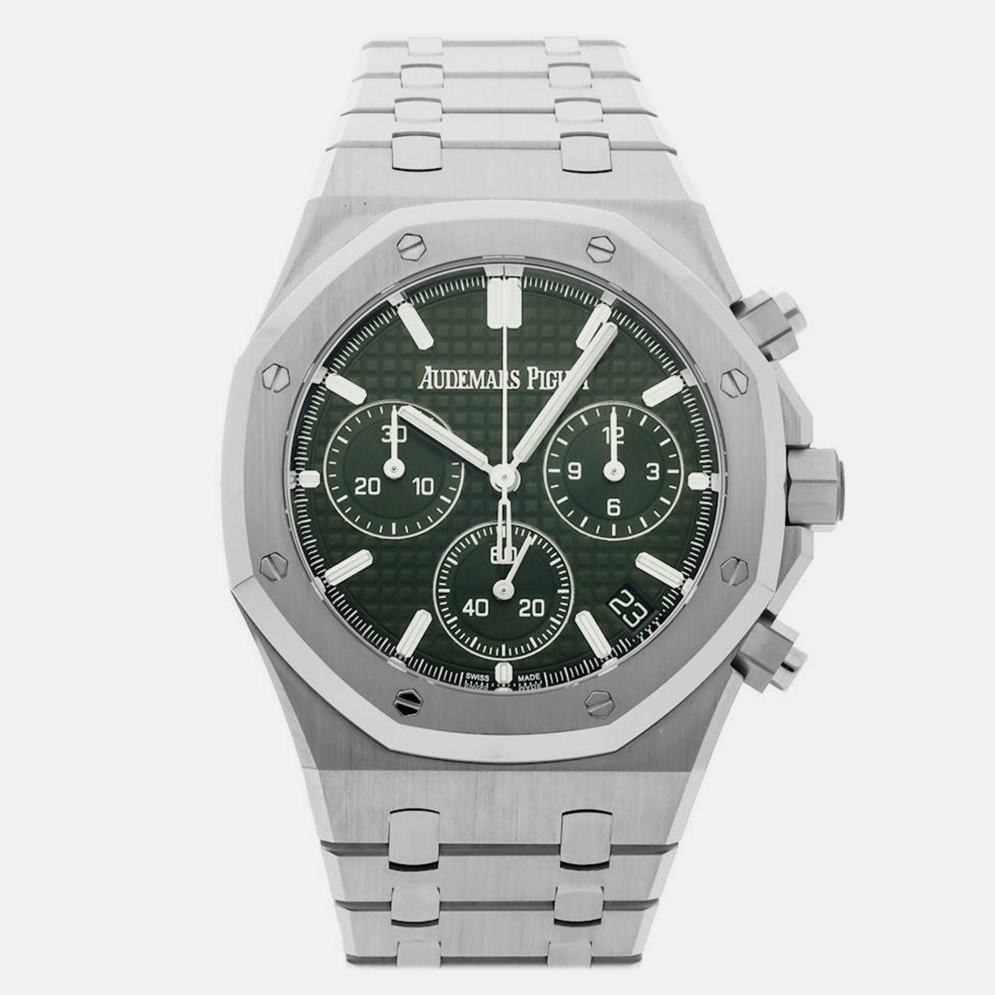 

Pre-Owned Audemars Piguet Royal Oak 50th Anniversary Chronograph 26240ST.OO.1320ST.04, Green