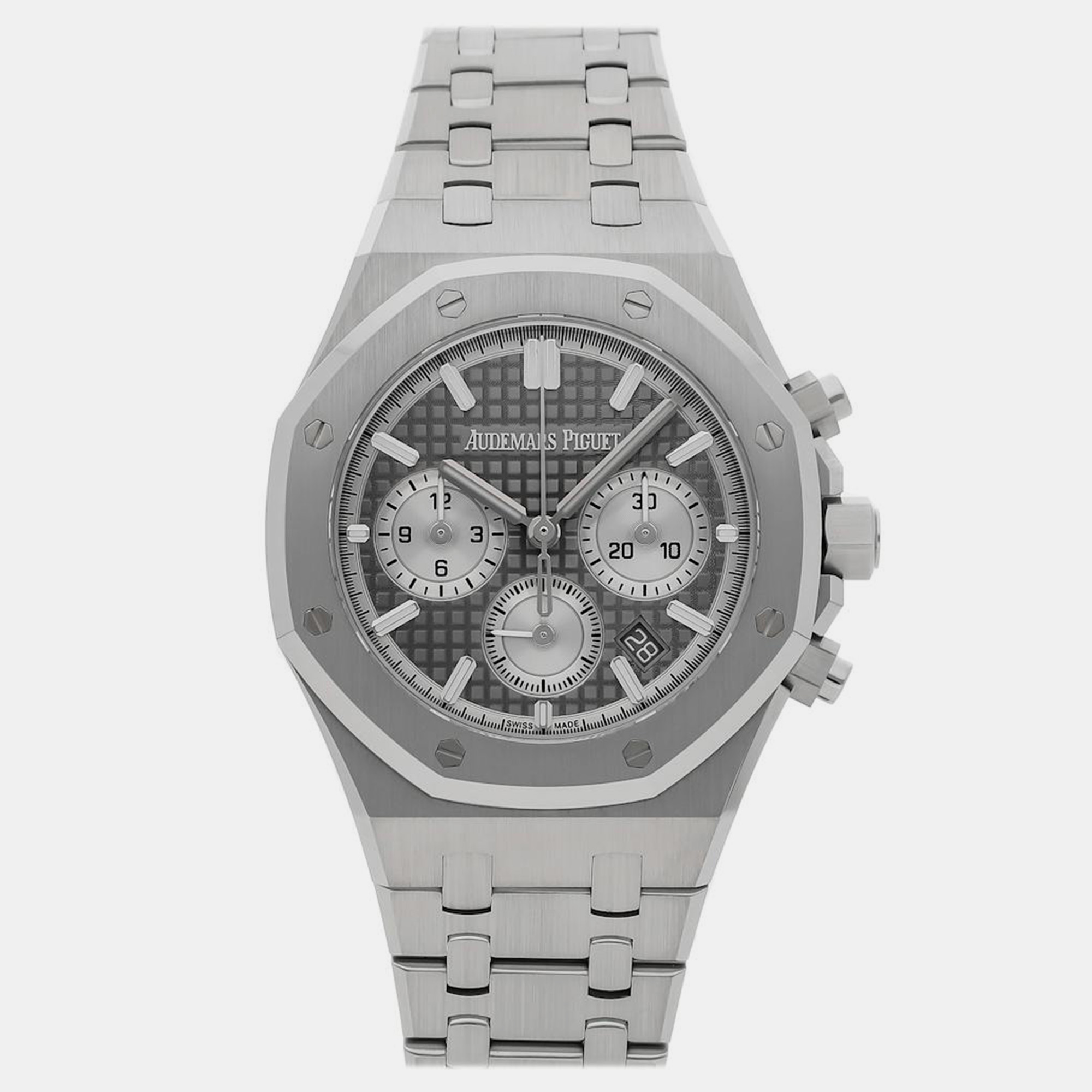 

Pre-Owned Audemar Piguet Royal Oak Chronograph 26715ST.OO.1356ST.02 38 mm, Grey