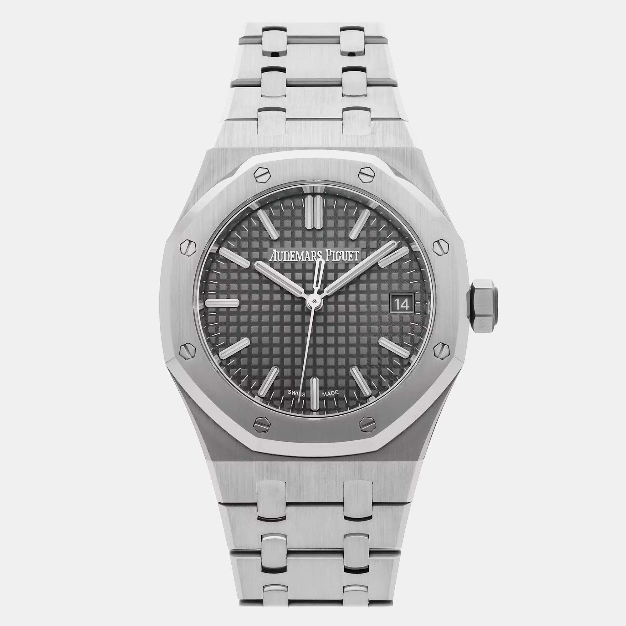 

Pre-Owned Audemars Piguet Royal Oak "50th Anniversary" 15550ST.OO.1356ST.03, Grey