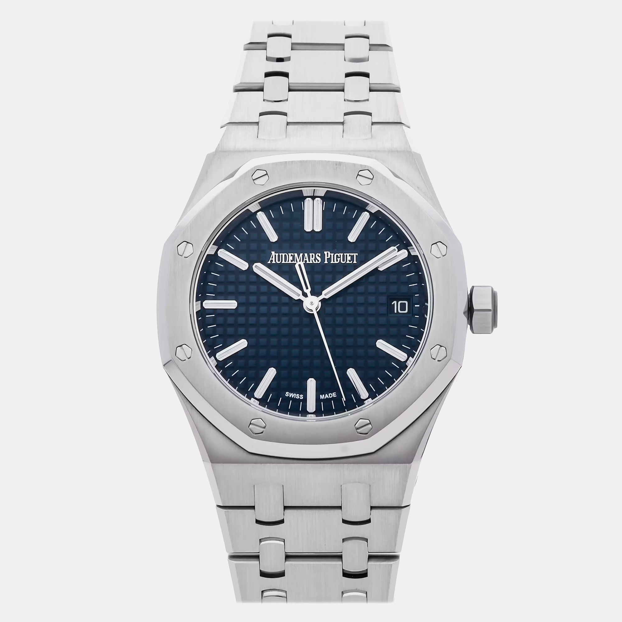 

Pre-Owned Audemars Piguet Royal Oak 50th Anniversary 15550ST.OO.1356ST.02, Blue