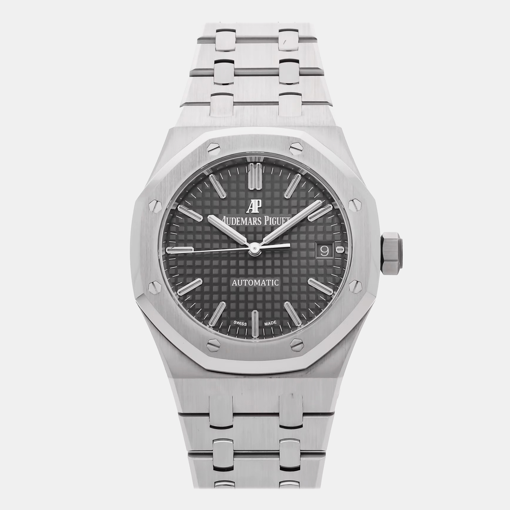 

Pre-Owned Audemars Piguet Royal Oak 15450ST.OO.1256ST.02, Grey