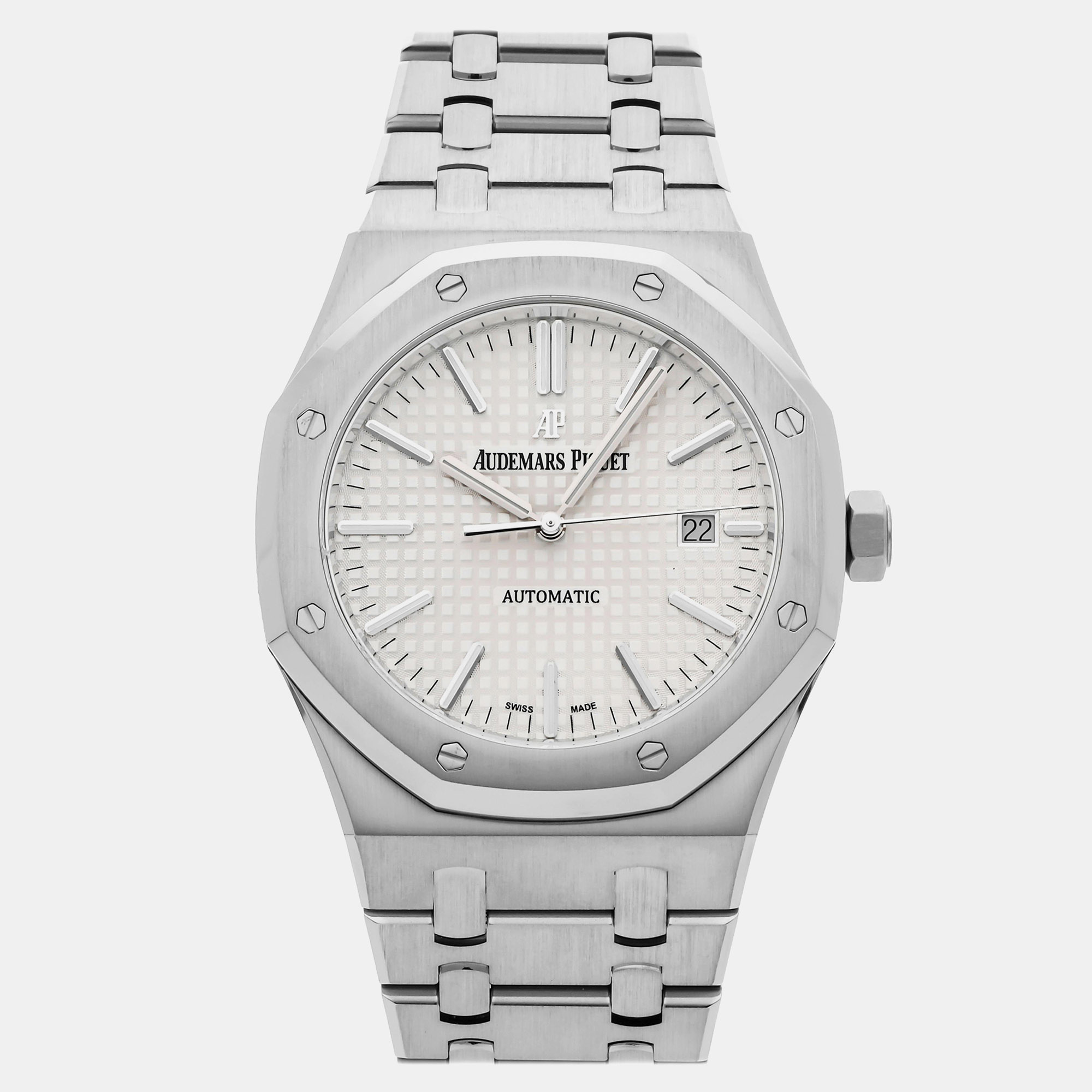 

Pre-Owned Audemars Piguet Royal Oak 15400ST.OO.1220ST.02, Silver