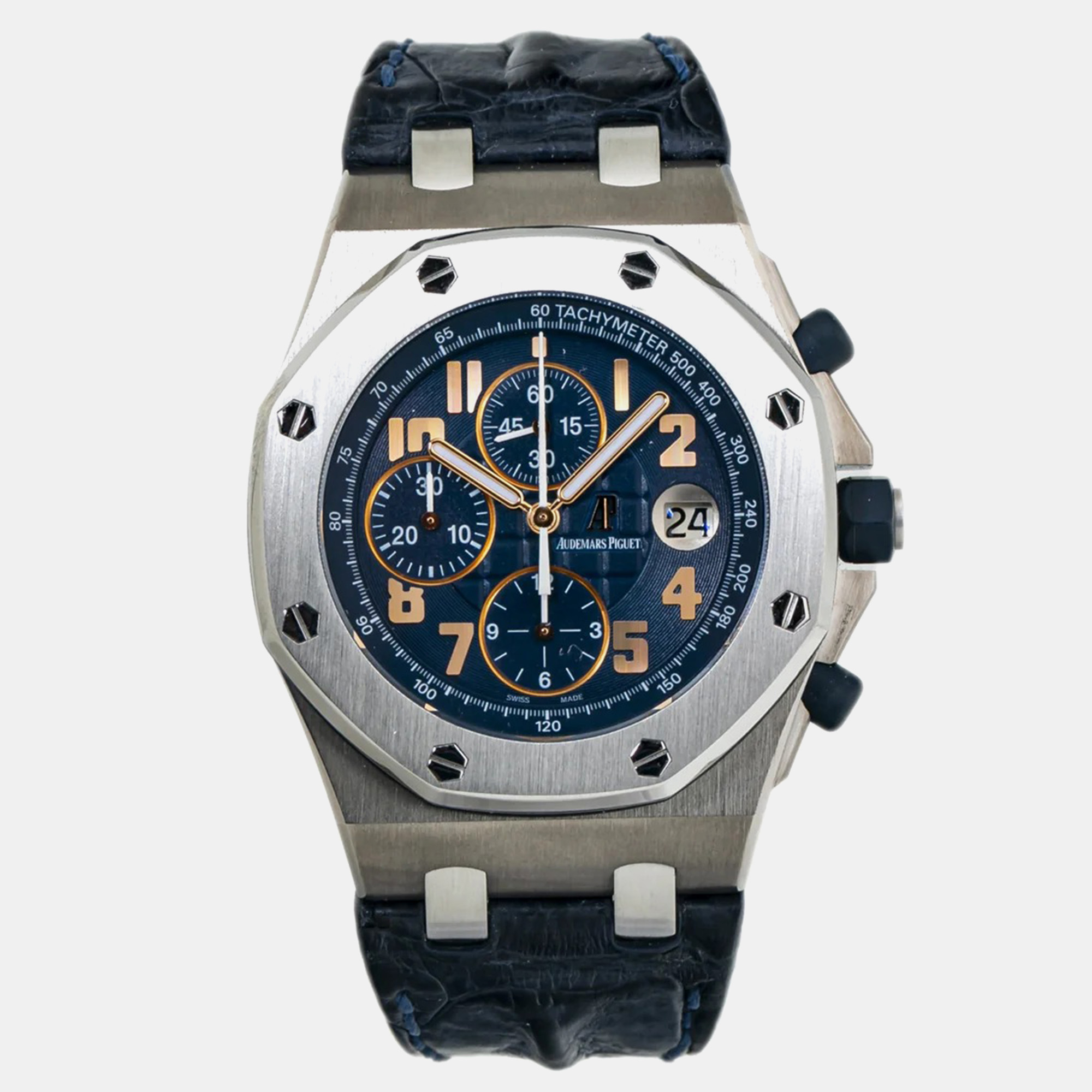 

Audemars Piguet Blue Titanium Royal Oak Offshore 26365IS.OO.D305CR.01 Automatic Men's Wristwatch 42 mm
