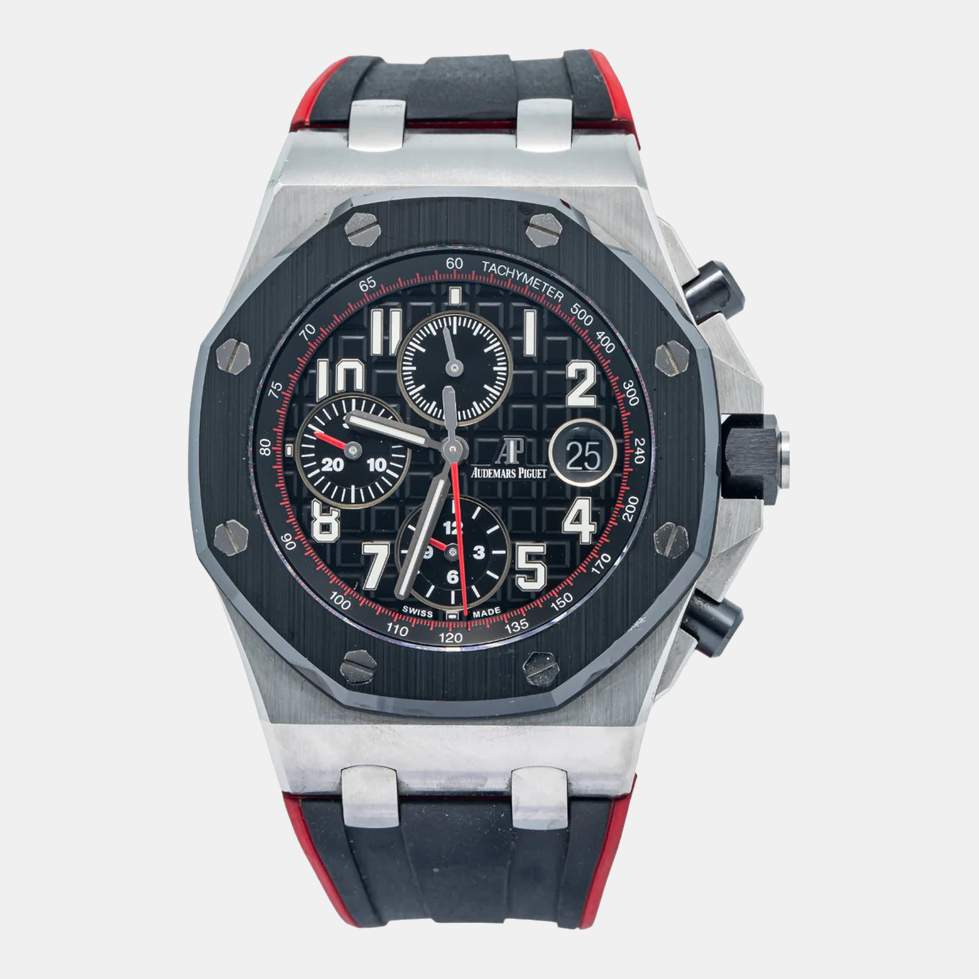 

Audemars Piguet Royal Oak Offshore 26470SO Automatic Black Stainless Steel Men's Wristwatch 42 mm