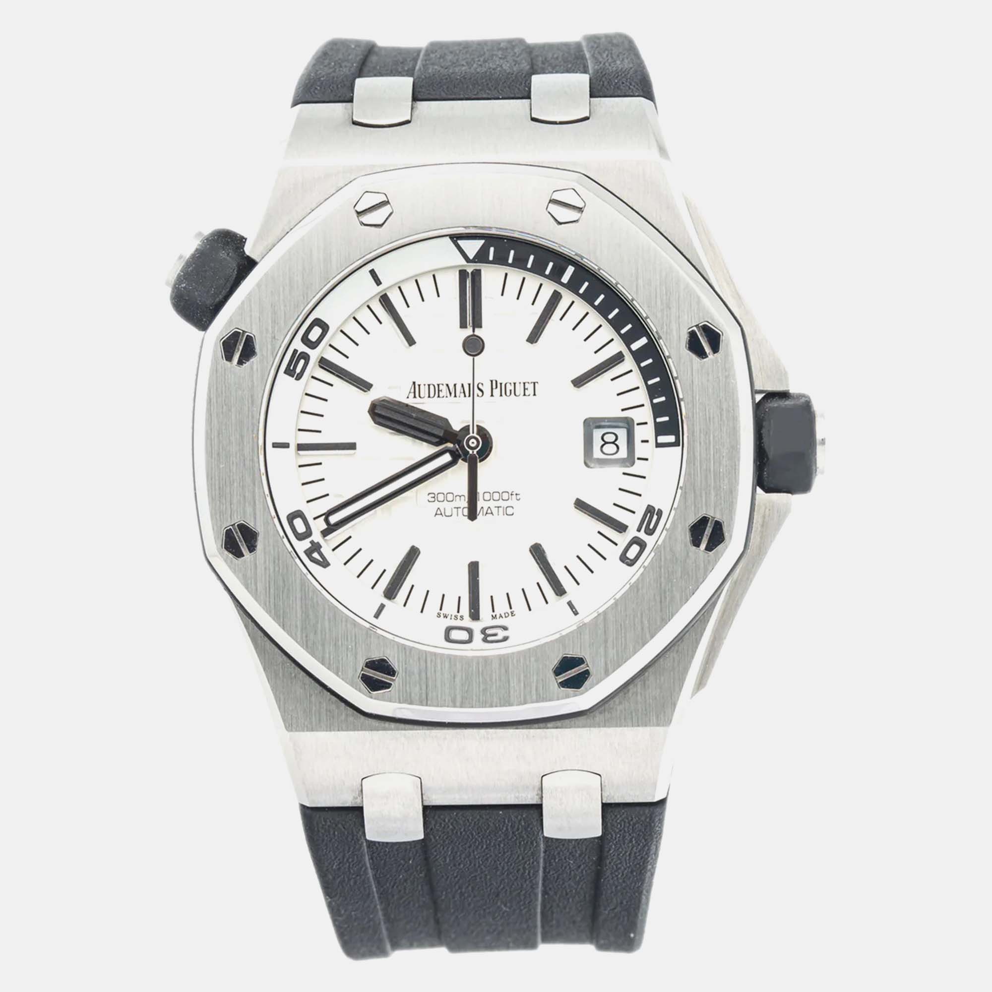 

Audemars Piguet White Stainless Steel Royal Oak Offshore