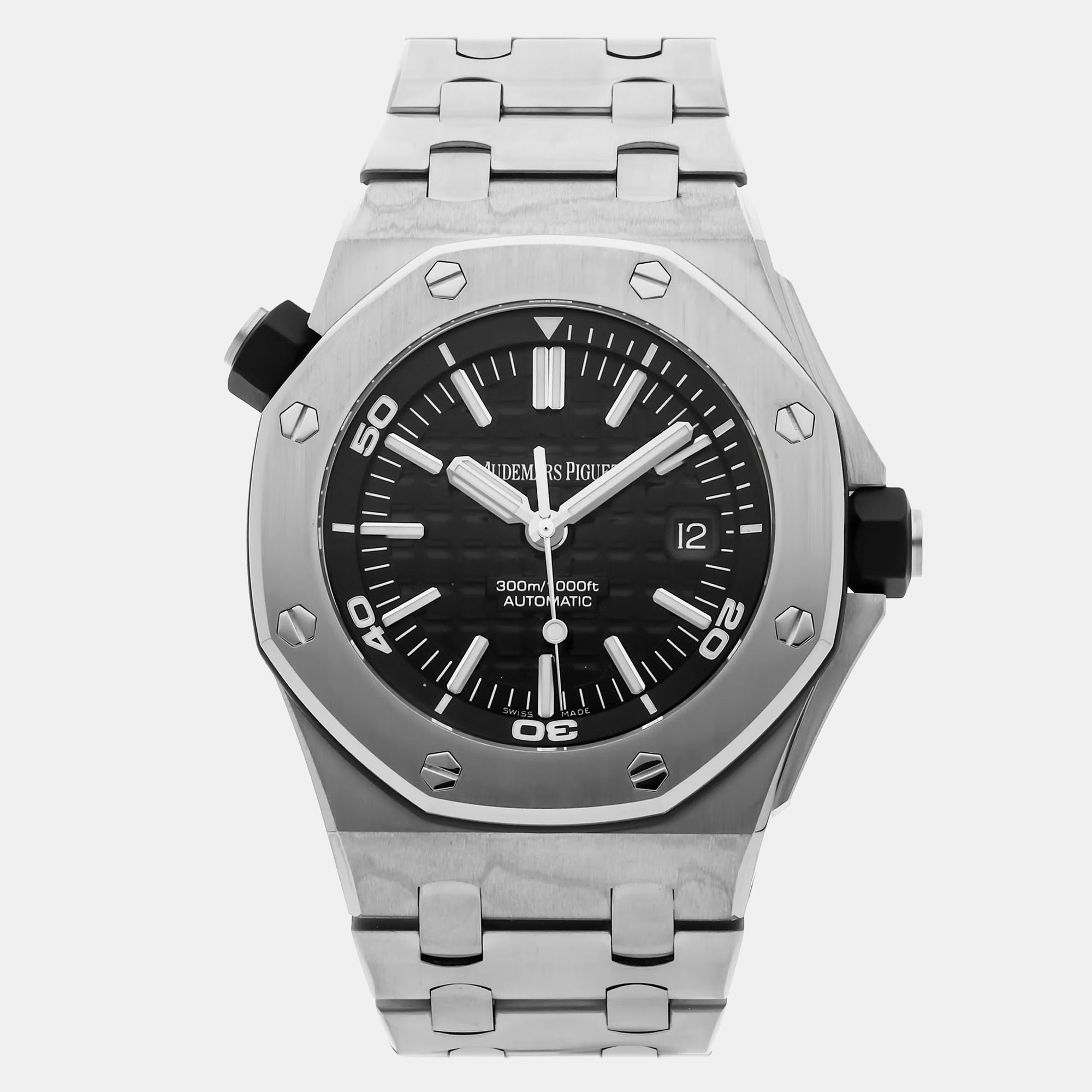 

Pre-Owned Audemars Piguet Royal Oak Offshore Diver 15703ST.OO.A002CA.01 42 mm, Black